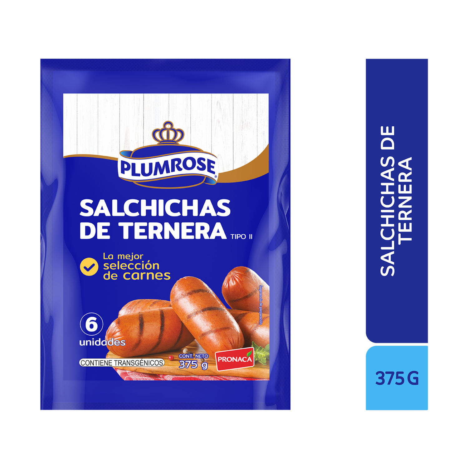 Salchichas Ternera PLUMROSE 375 G