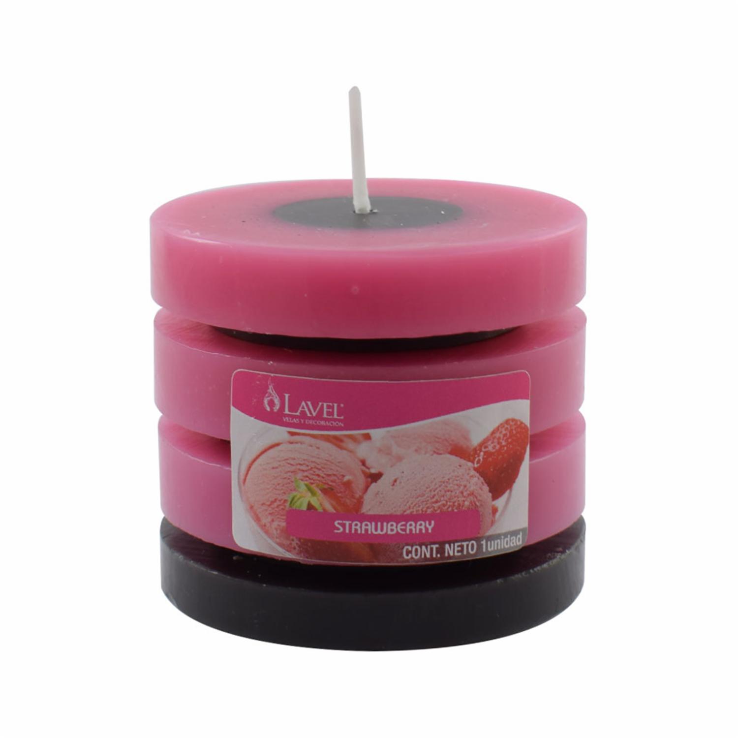 Vela Anillillo Fucsia LAVEL Redondo