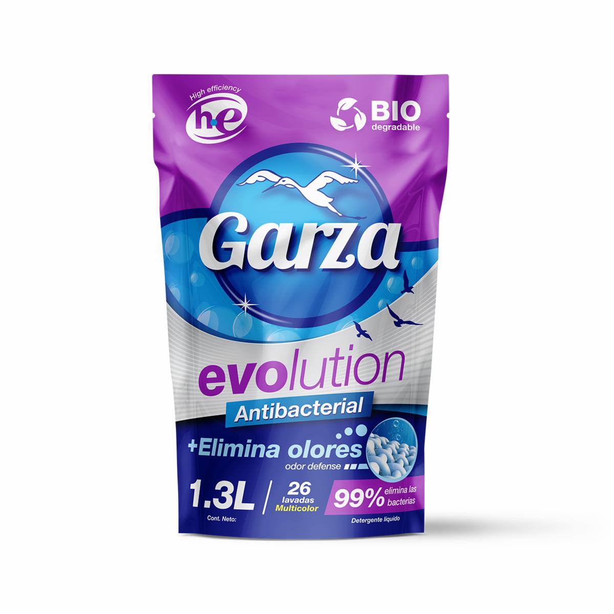 Detergente Líquido Evolution Doy Pack GARZA 1,3 L