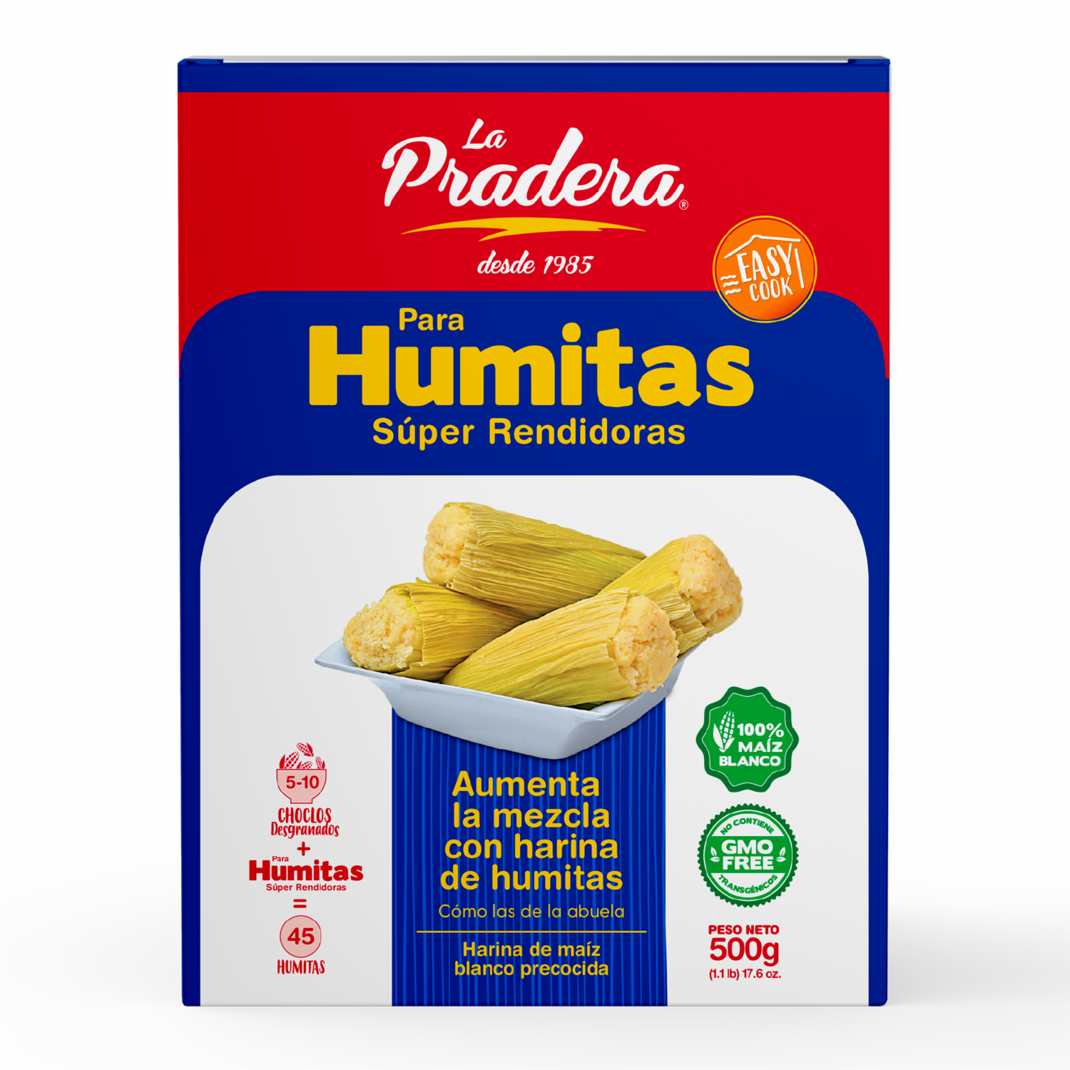 Harina De Maíz Para Humitas LA PRADERA 500 G - Imagen 3
