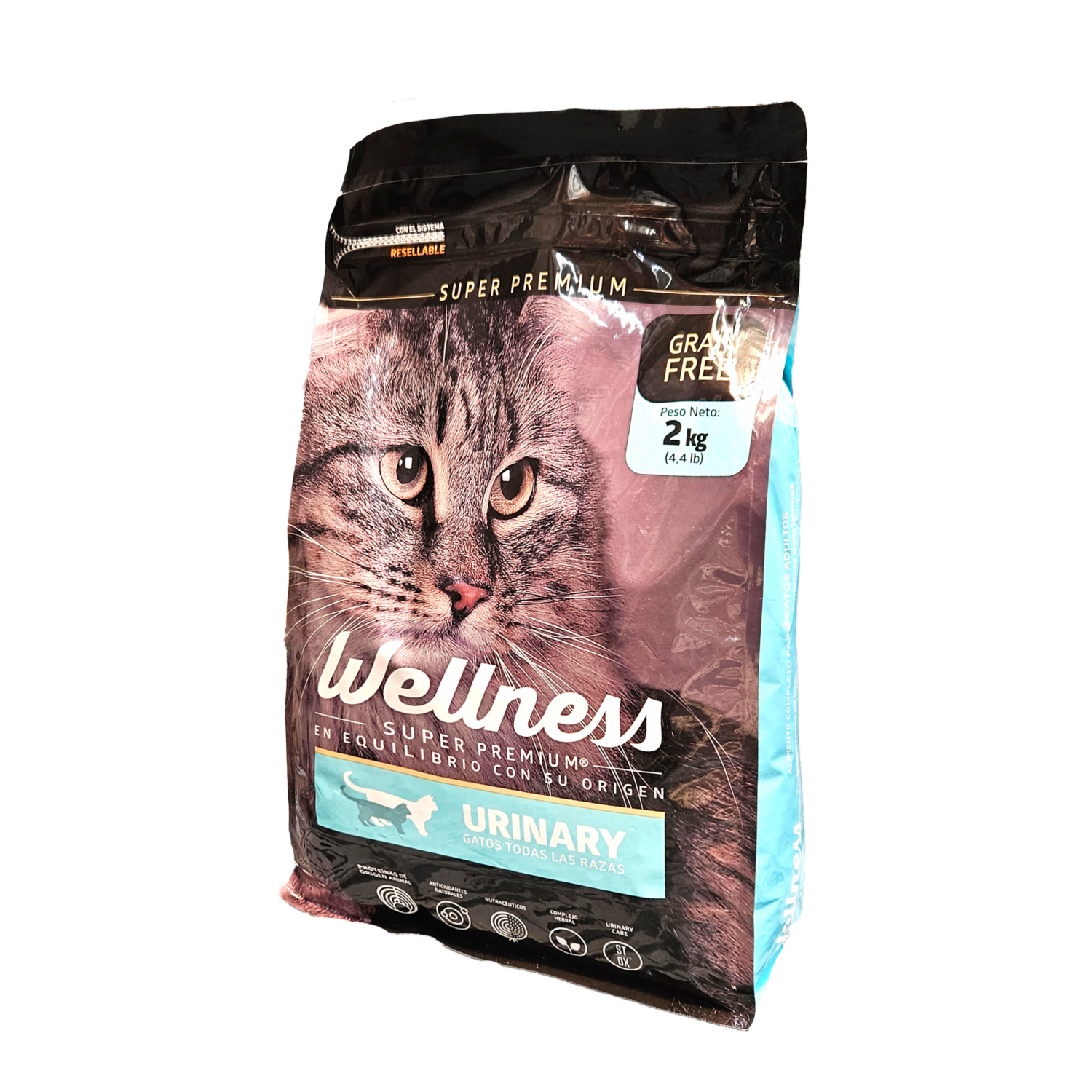 Alimento Para Gatos Super Premiun Urinary WELLNESS 2000 G