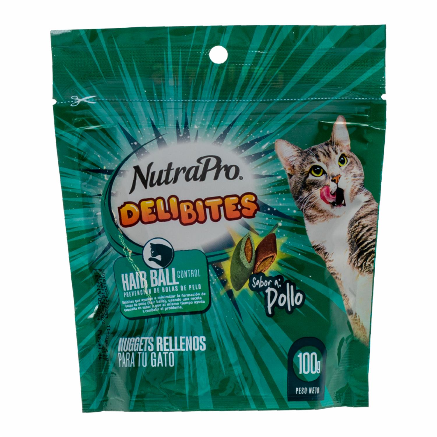Snack Para Mascotas Snack Delibites Hairball NUTRAPRO 100 G