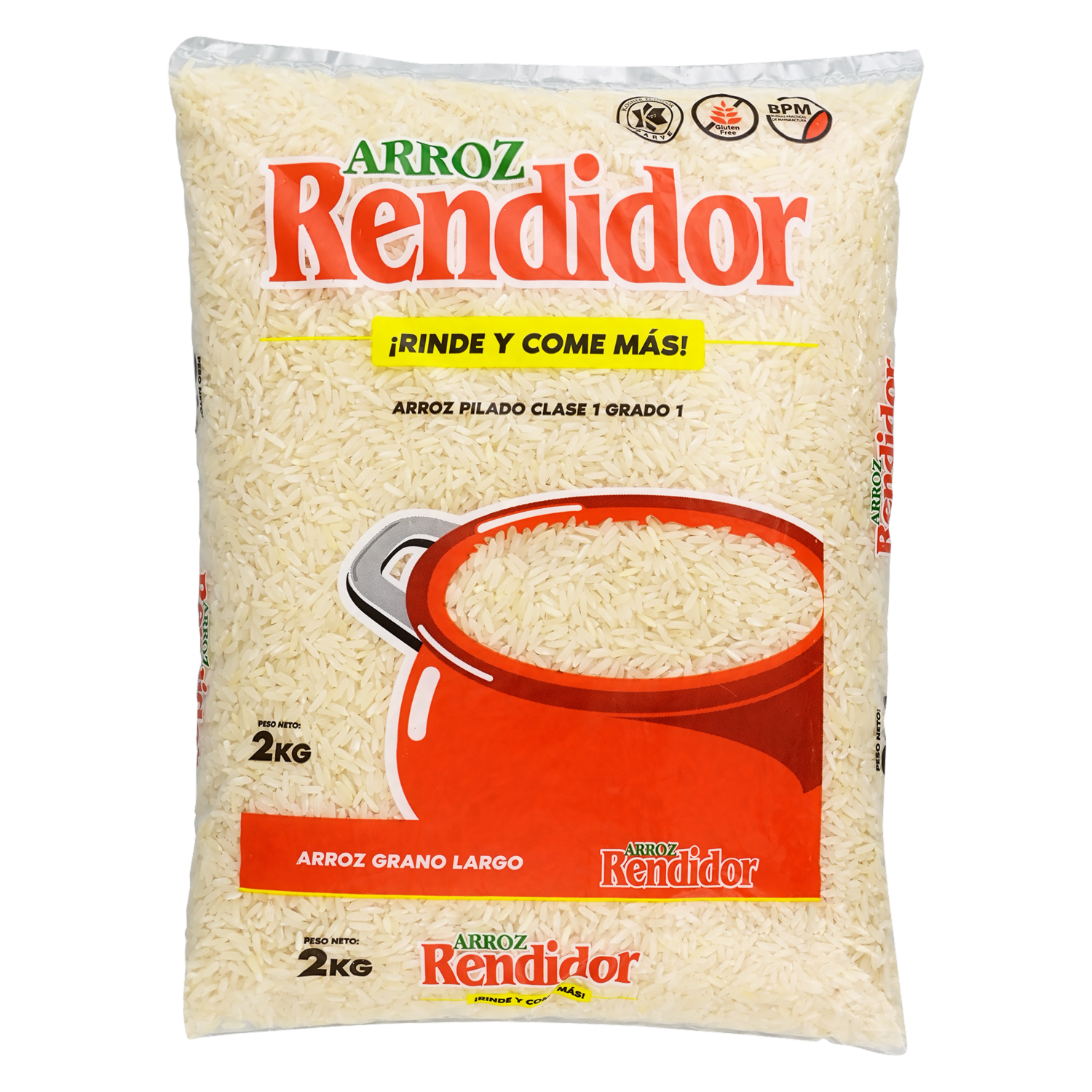 Arroz Empacado RENDIDOR 2000 G