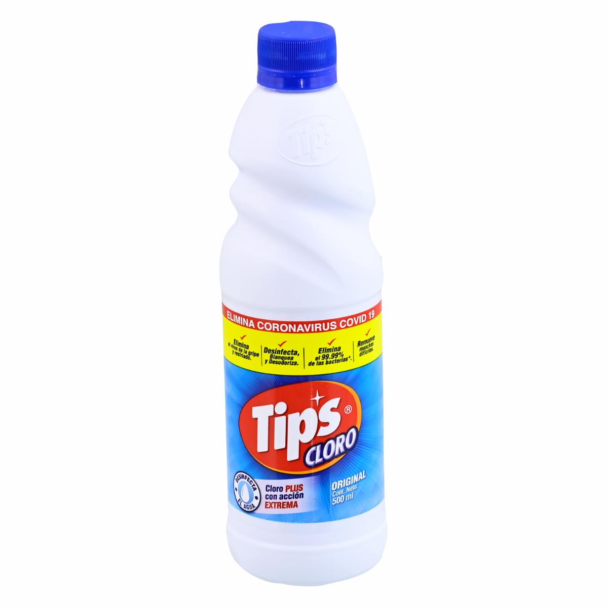 Cloro Liquido Original TIPS 500 Ml