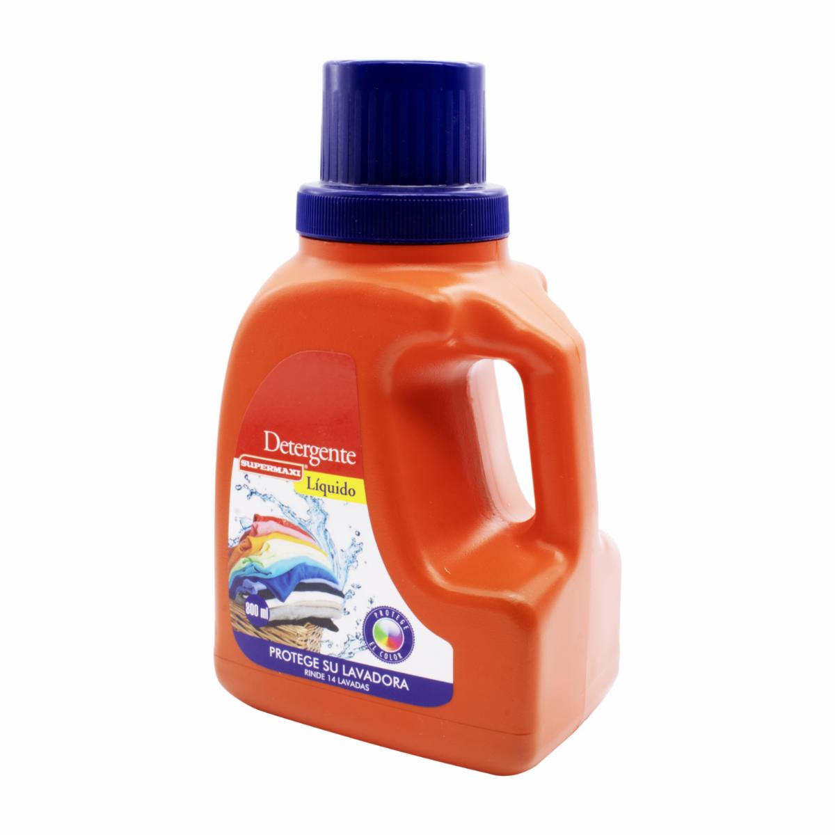 Detergente Líquido Con Suavizante SUPERMAXI 800 Ml