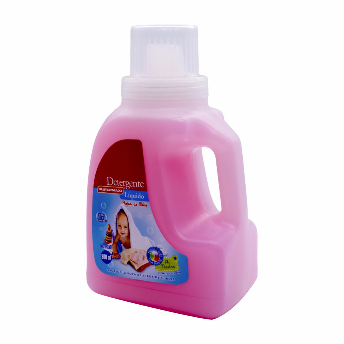Detergente Liquido Para Ropa De Bebé Liquido SUPERMAXI 800 Ml