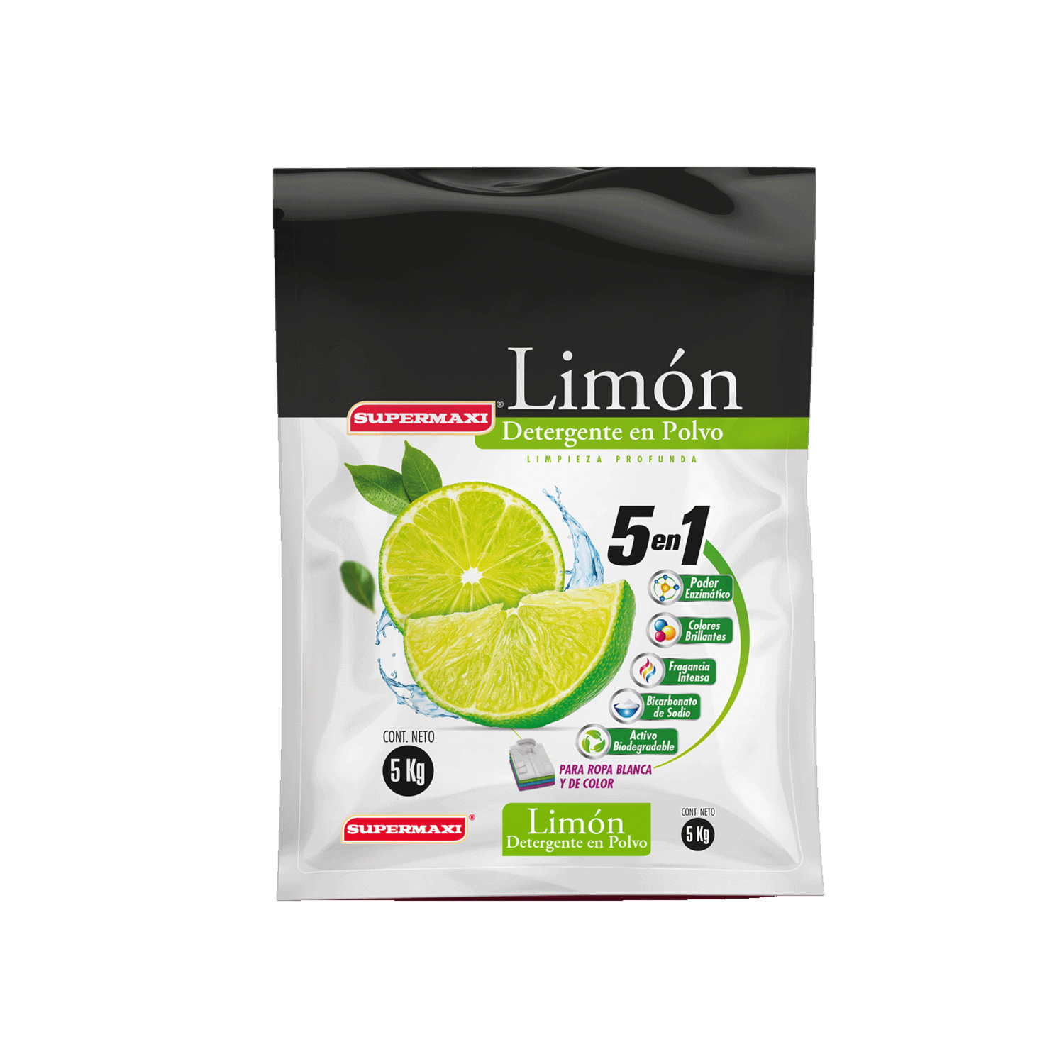 Detergente Premium Limón SUPERMAXI Funda