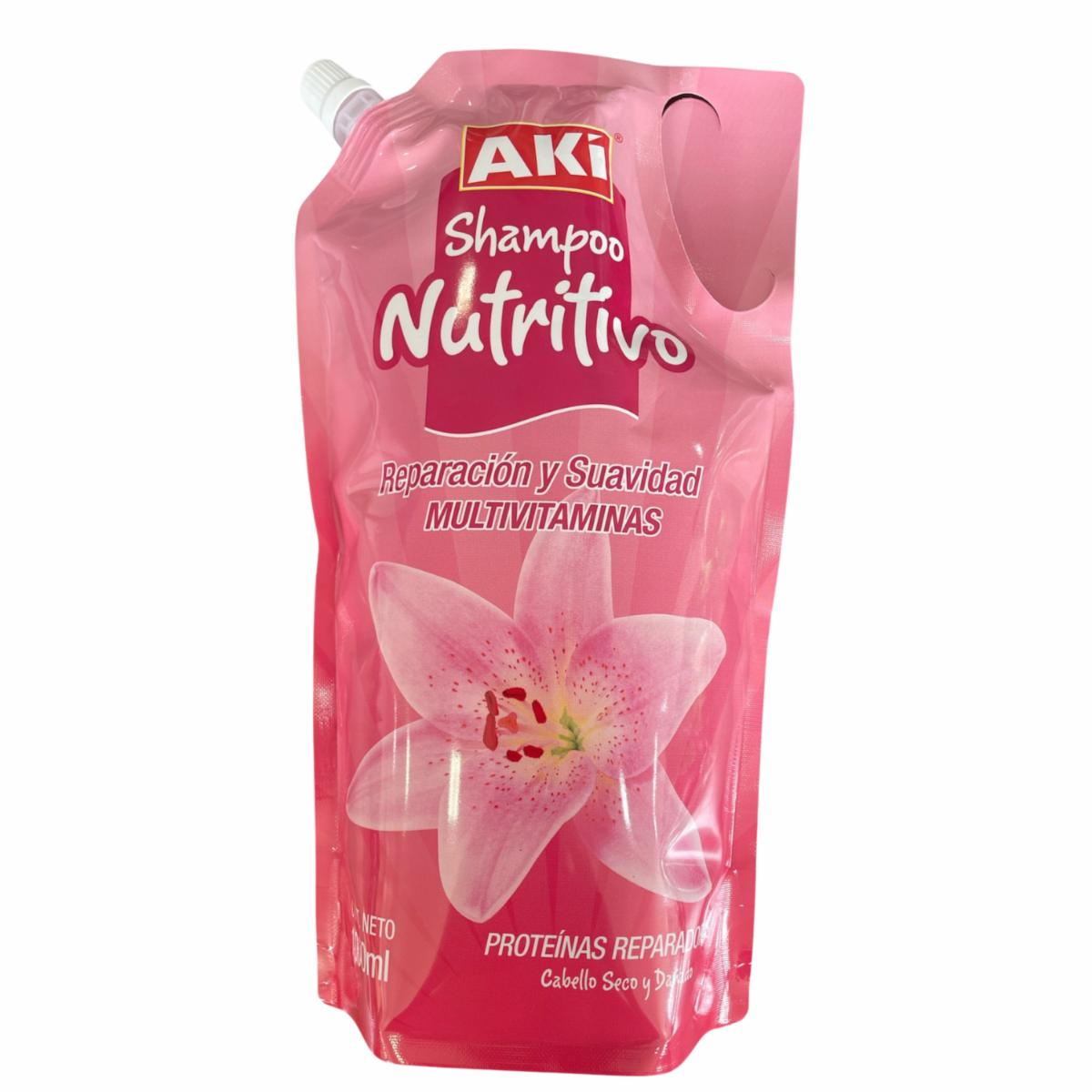 Shampoo De Cabello Nutritivo Doy Pack AKÍ 1000 Ml