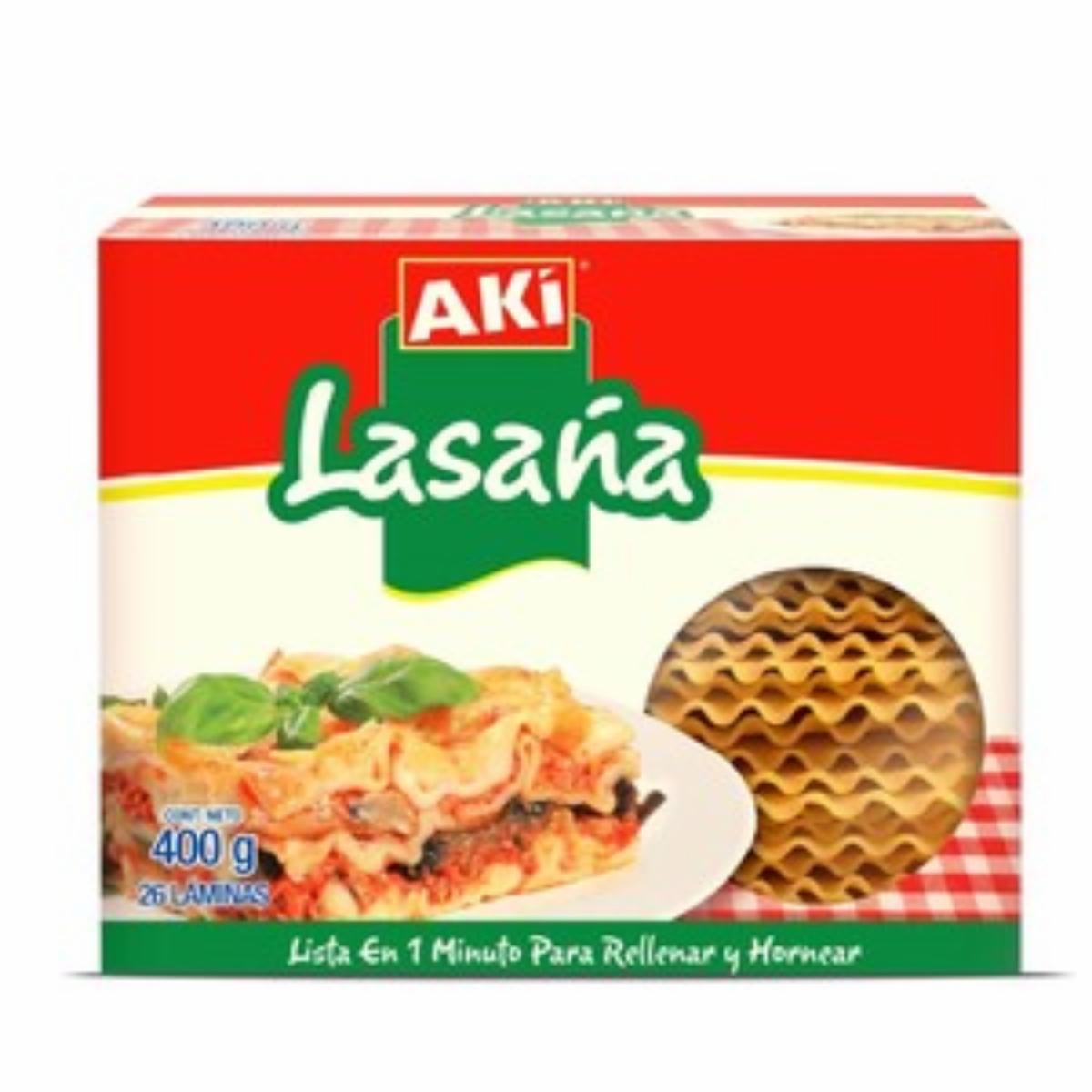 Lasaña Precocida AKÍ 400 G