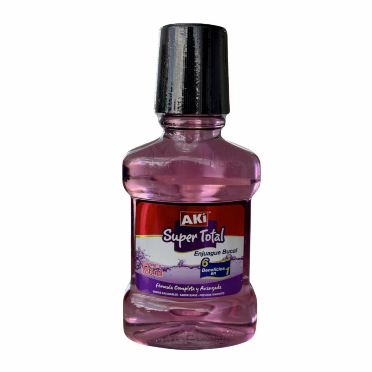 Enjuague  Bucal Súper Total AKÍ 180 Ml
