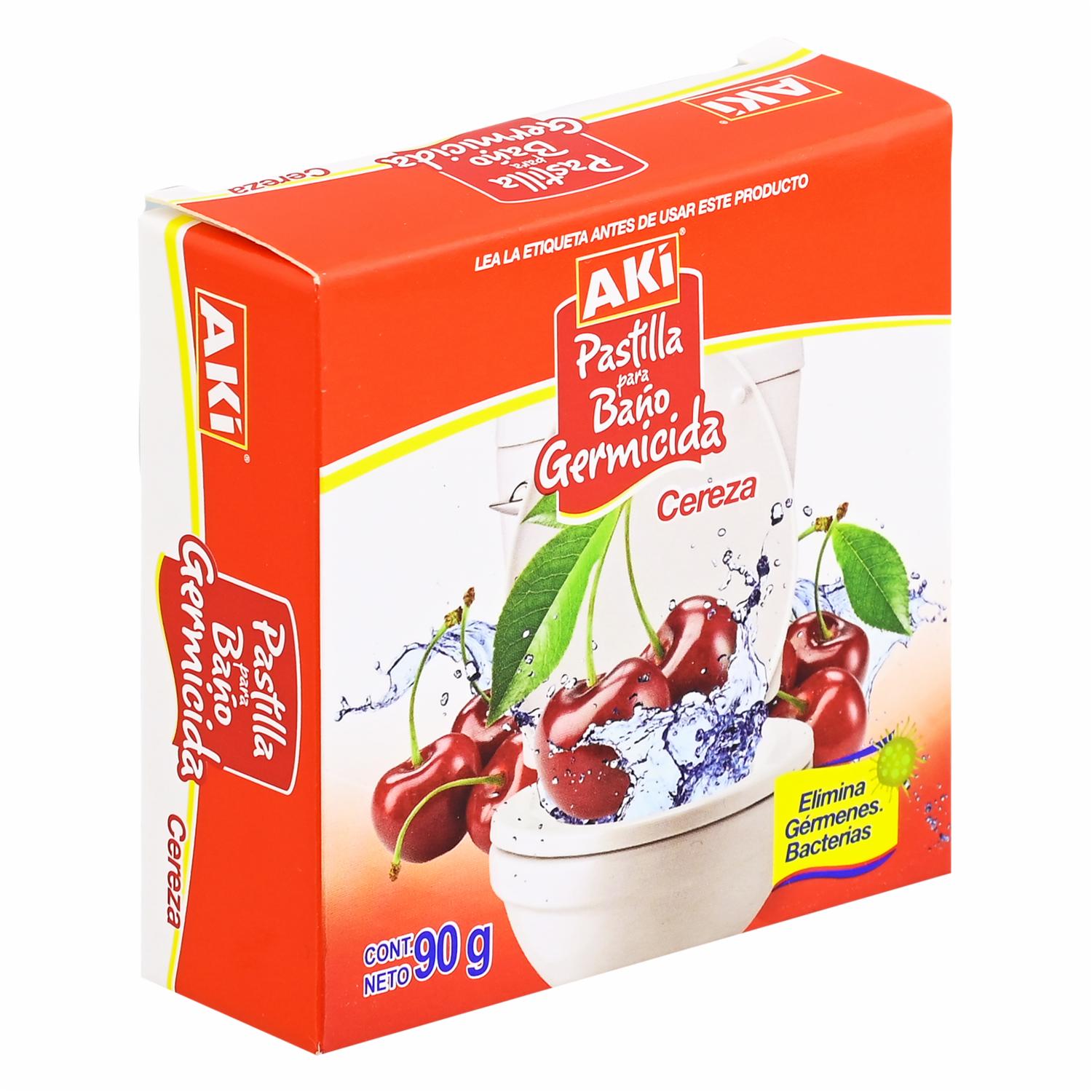 Pastilla Para Baño Cereza AKÍ 90 G