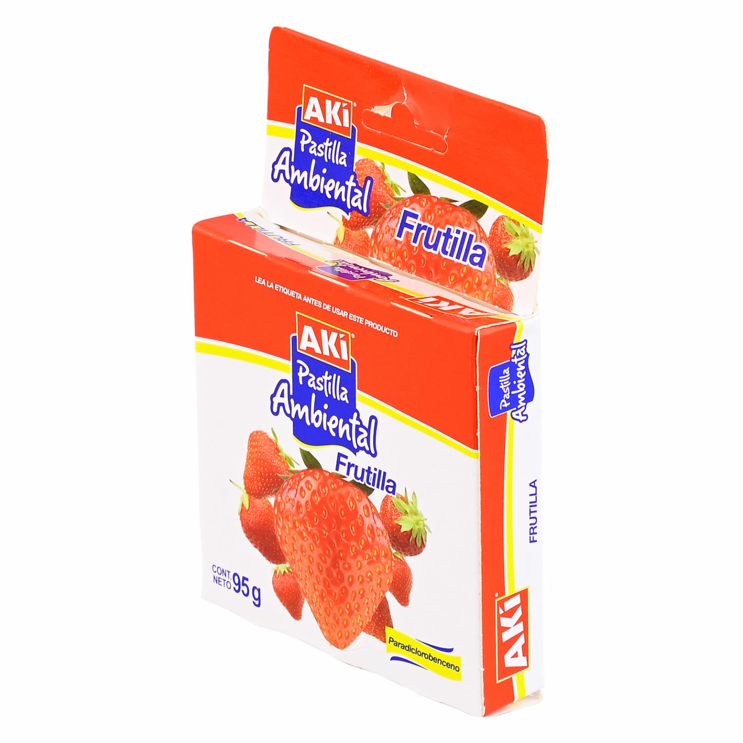 Pastilla Ambiental Fresa AKÍ 95 G