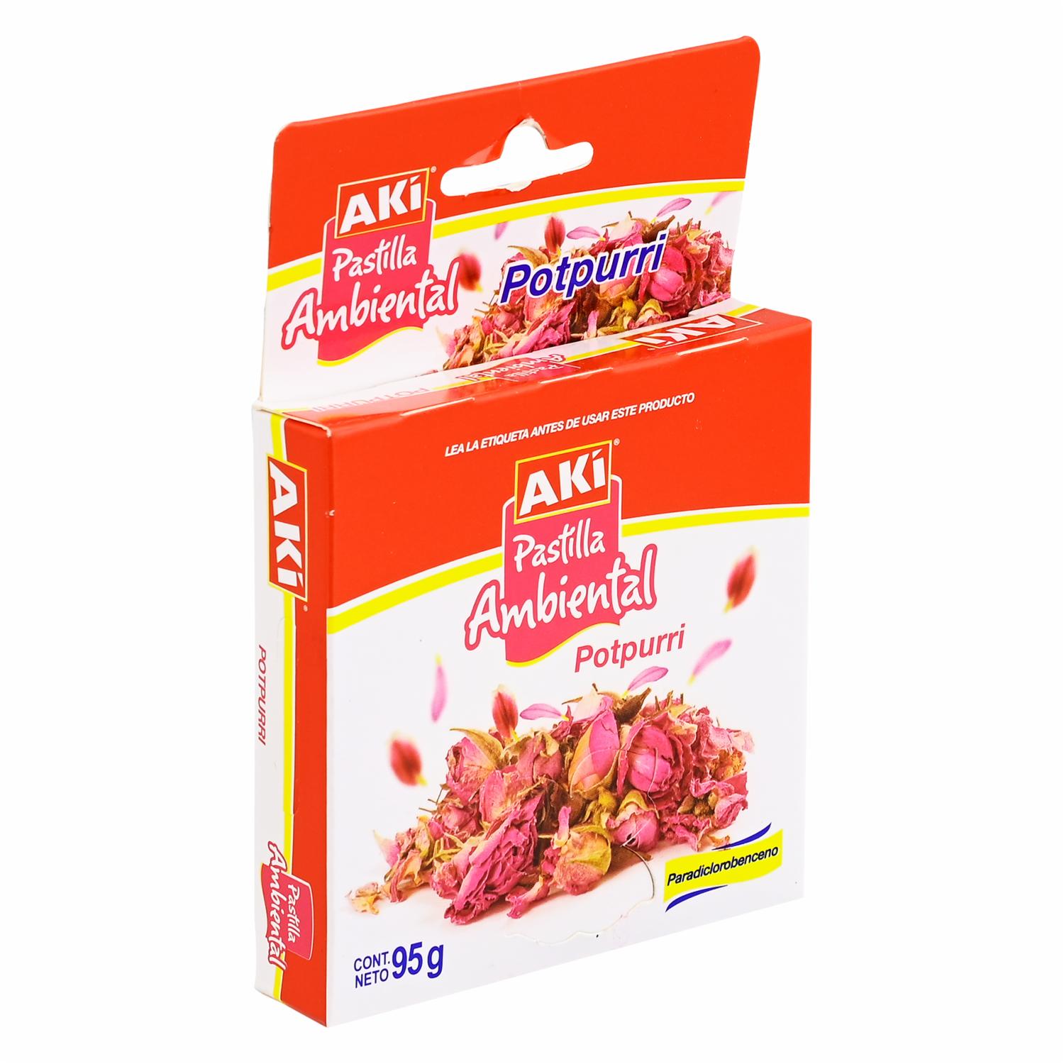 Pastilla Ambiental Popurrí AKÍ 95 G
