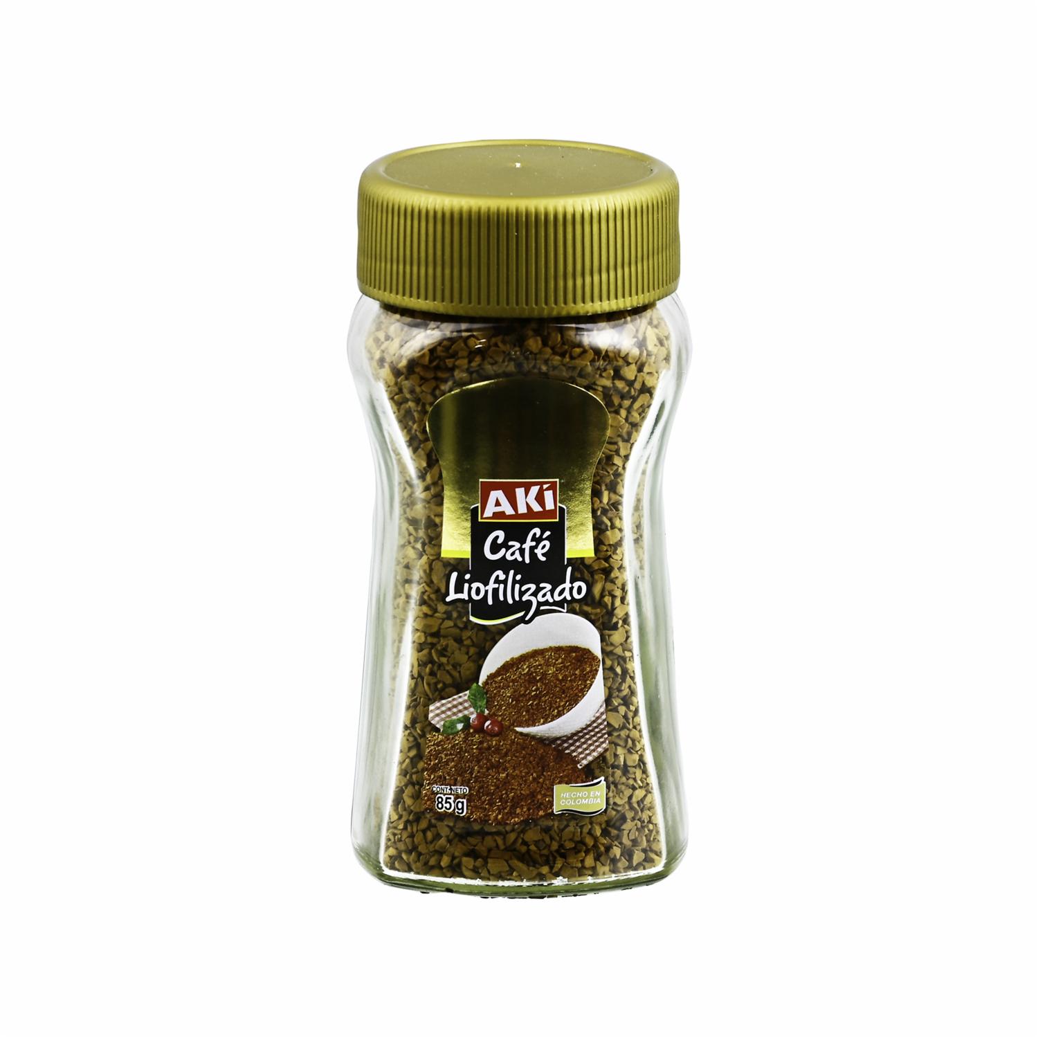 Café Instantáneo Liofilizado AKÍ 85 G