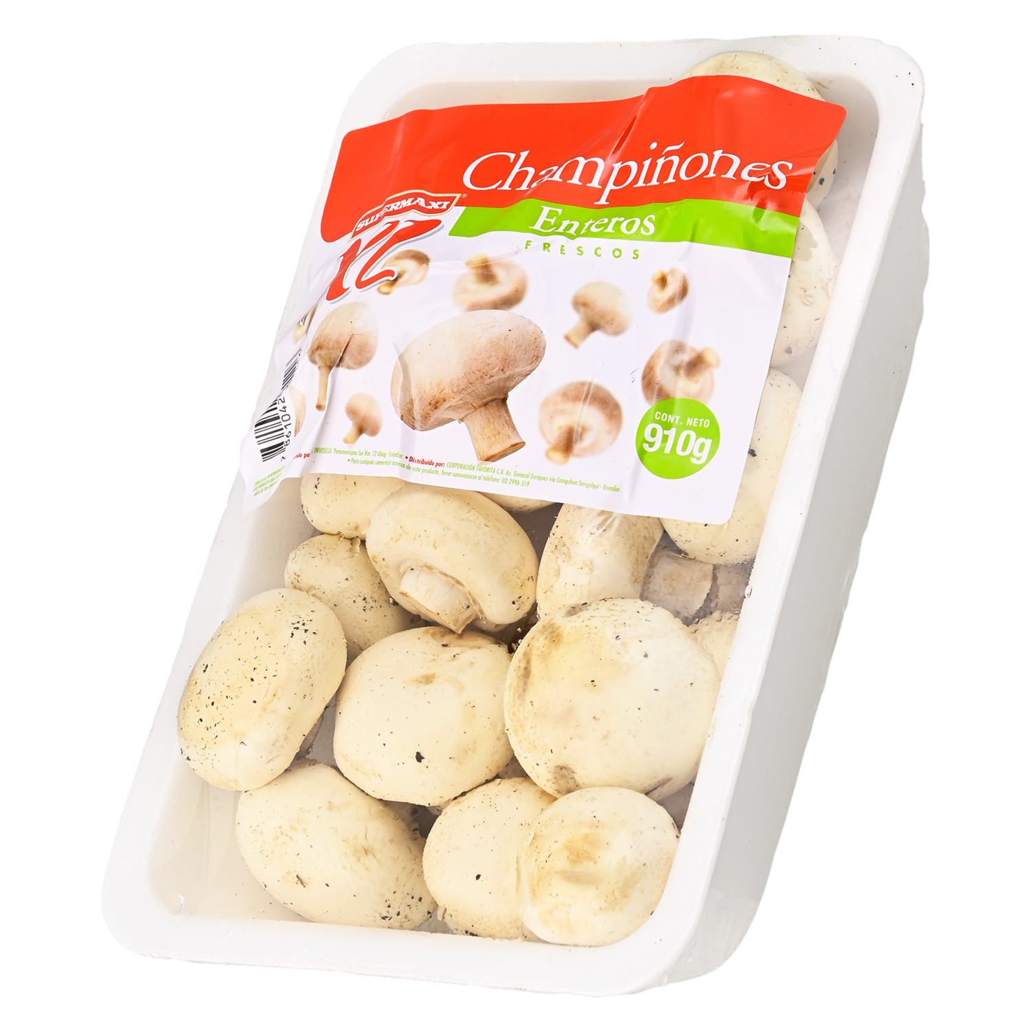 Champiñones Enteros SUPERMAXI 910g