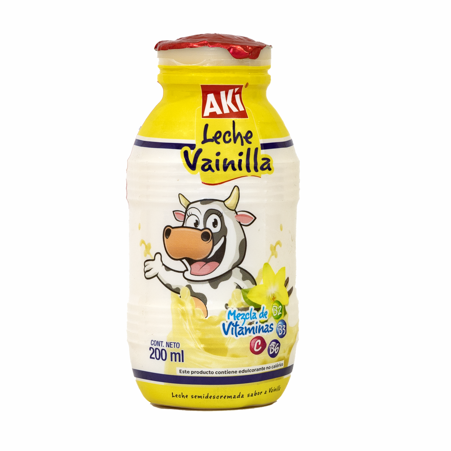 Leche Saborizada De Vainilla AKÍ 200 Ml