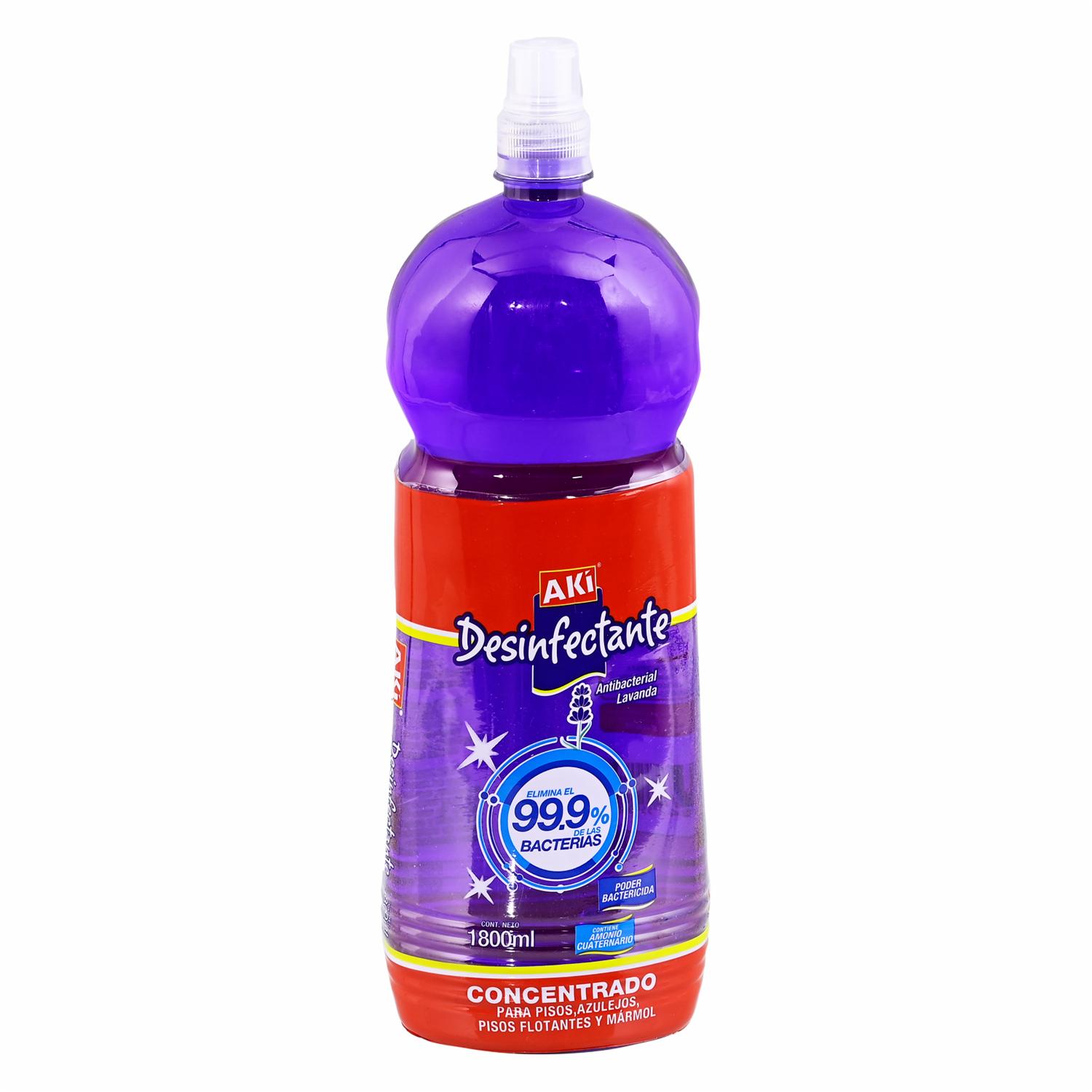 Desinfectante Antibacterial De Lavanda AKÍ 1800 Ml