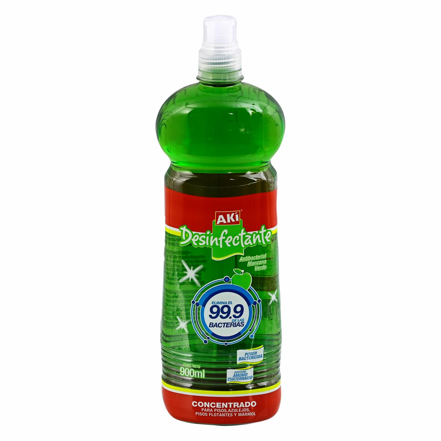 Desinfectante Manzana Verde AKÍ 900 Ml