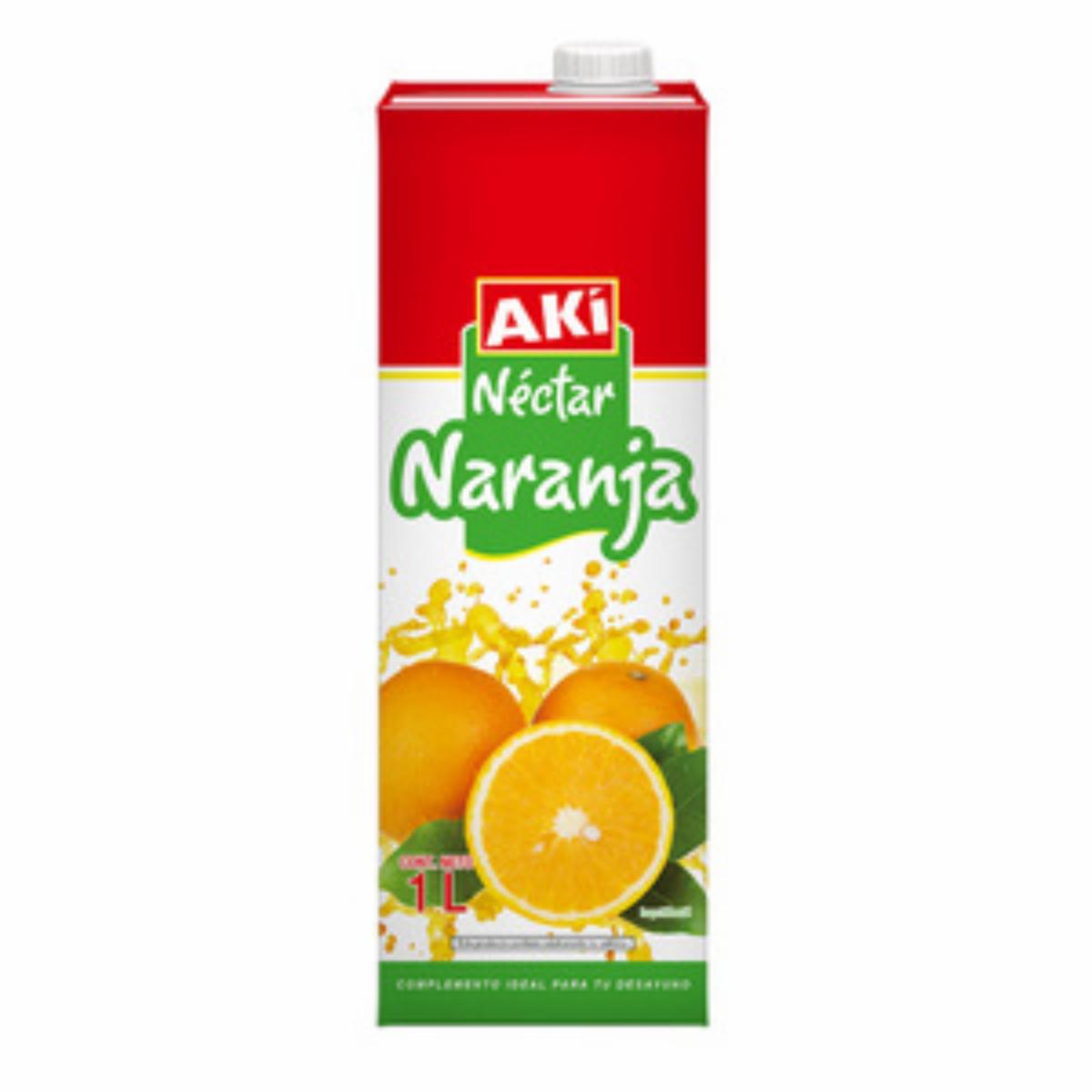 Néctar De Naranja AKÍ Tetra Pak