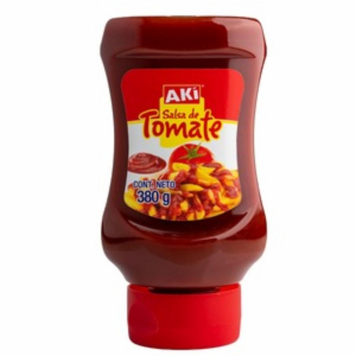 Salsa De Tomate Pet AKÍ 380 G