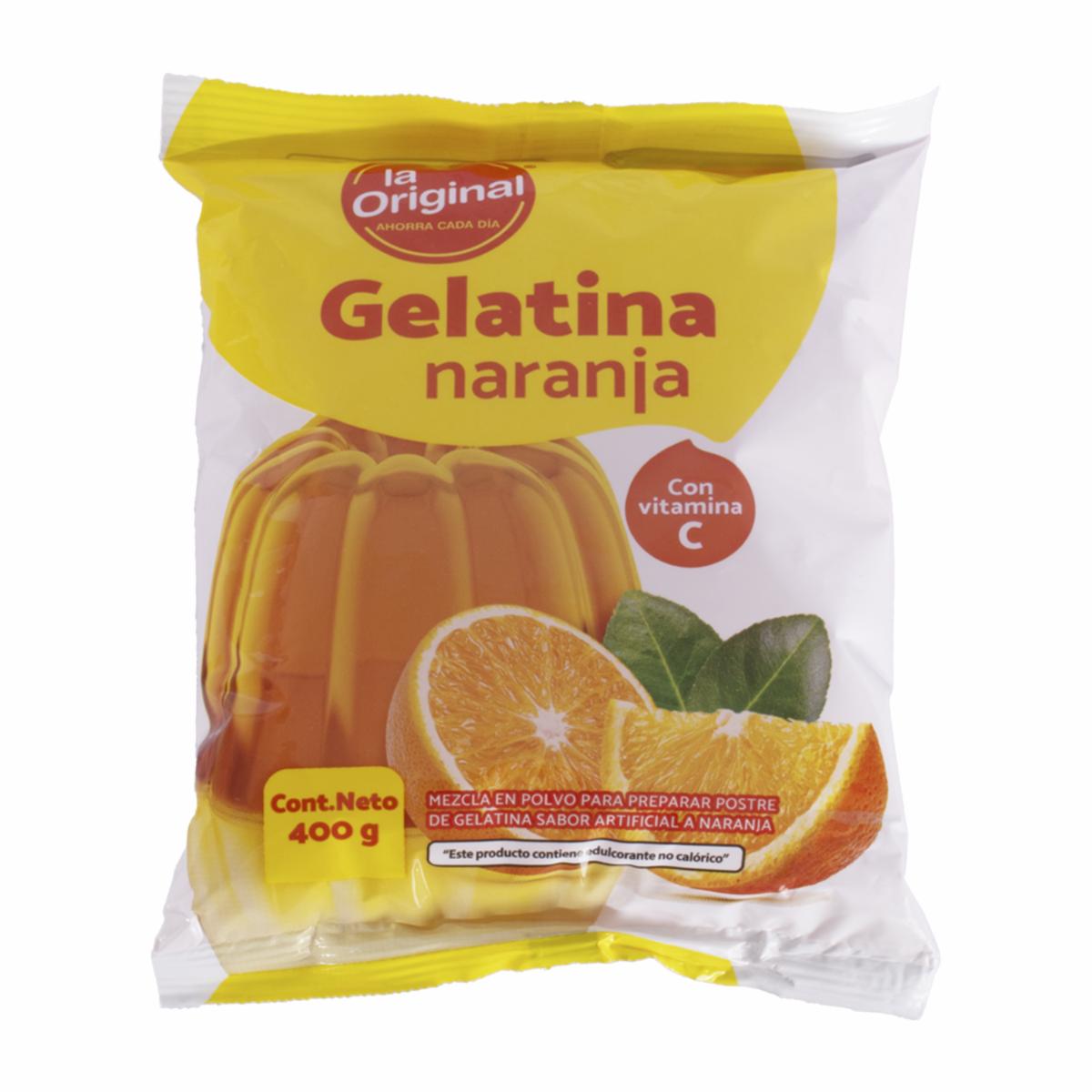 Gelatina Sabor A Naranja LA ORIGINAL 400 g