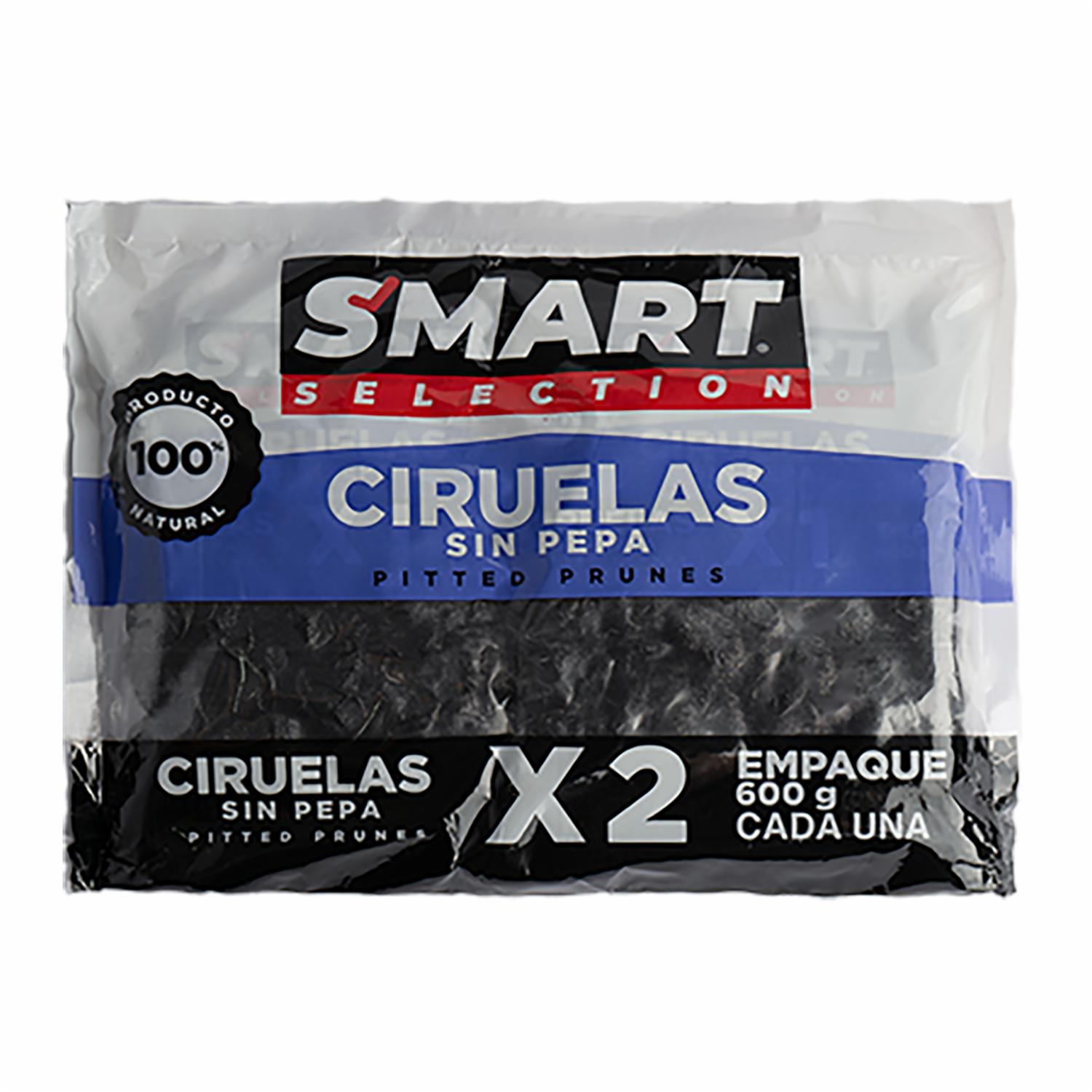 Ciruelas Deshidratadas SMART SELECTION 2 X 600 G