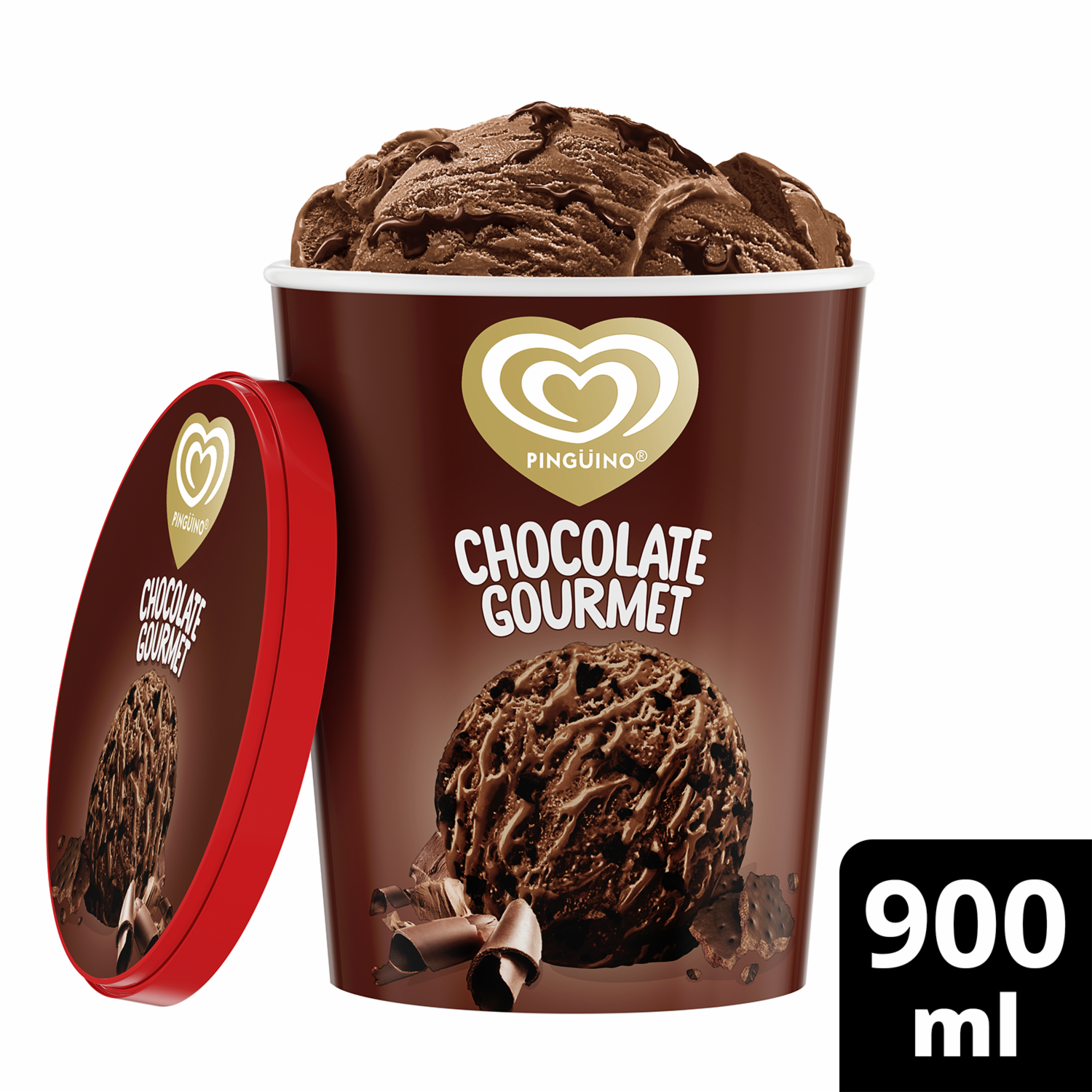 Helado Chocolate Gourmet PINGÜINO 900 Ml