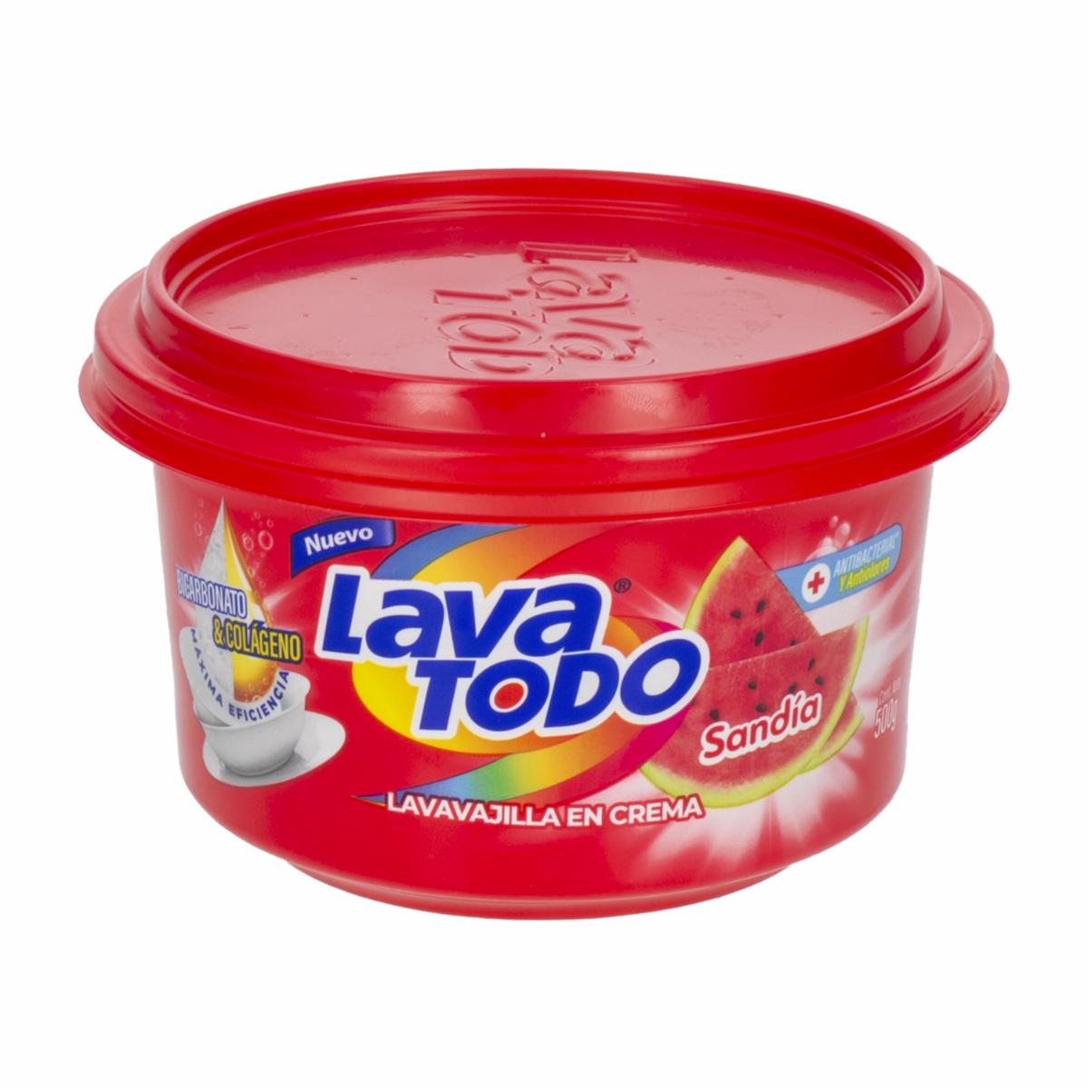 Lavavajilla En Crema Sandia Brillex LAVATODO 500 G