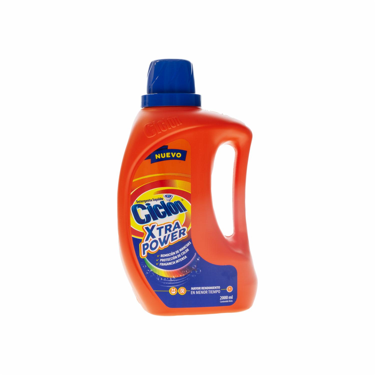 Detergente Líquido Cuidado De Prendas CICLÓN 2000 Ml