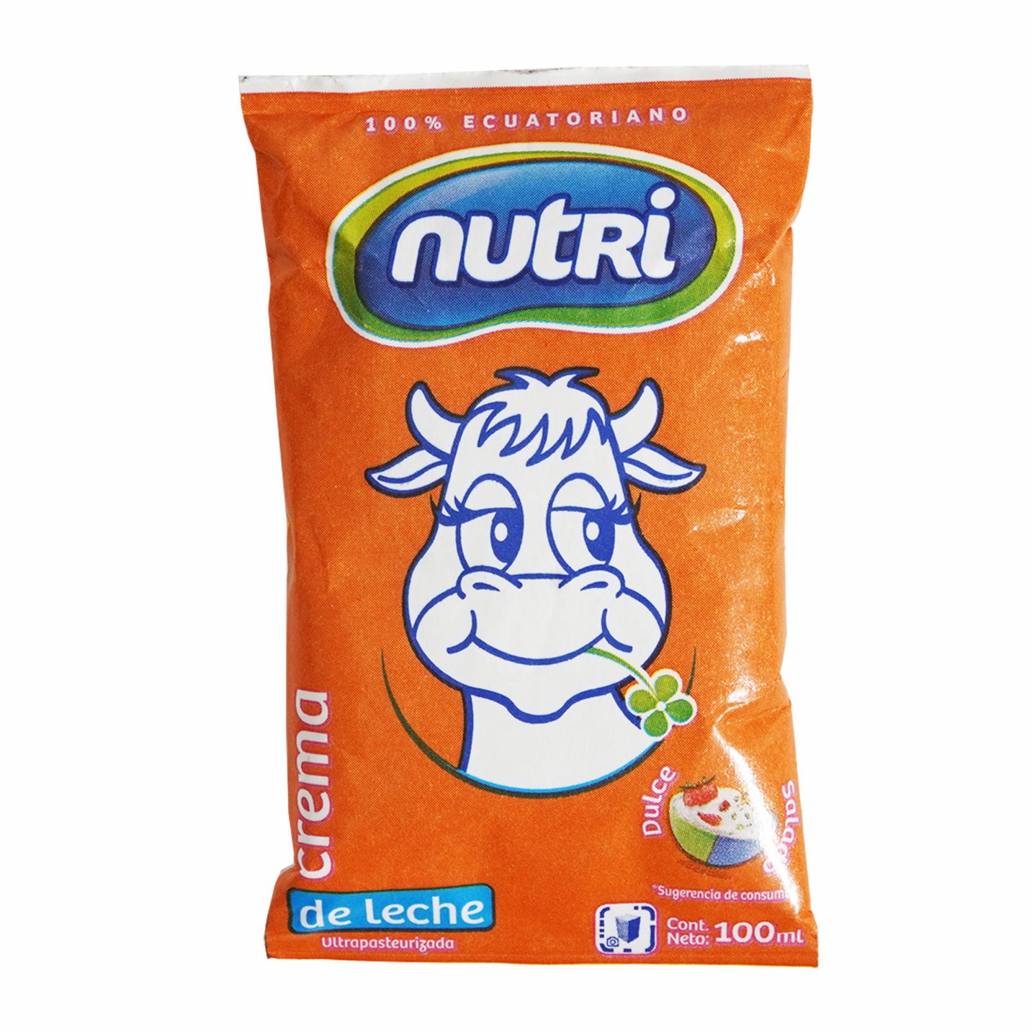 Crema De Leche Ultrapasteurizada NUTRI 100 Ml