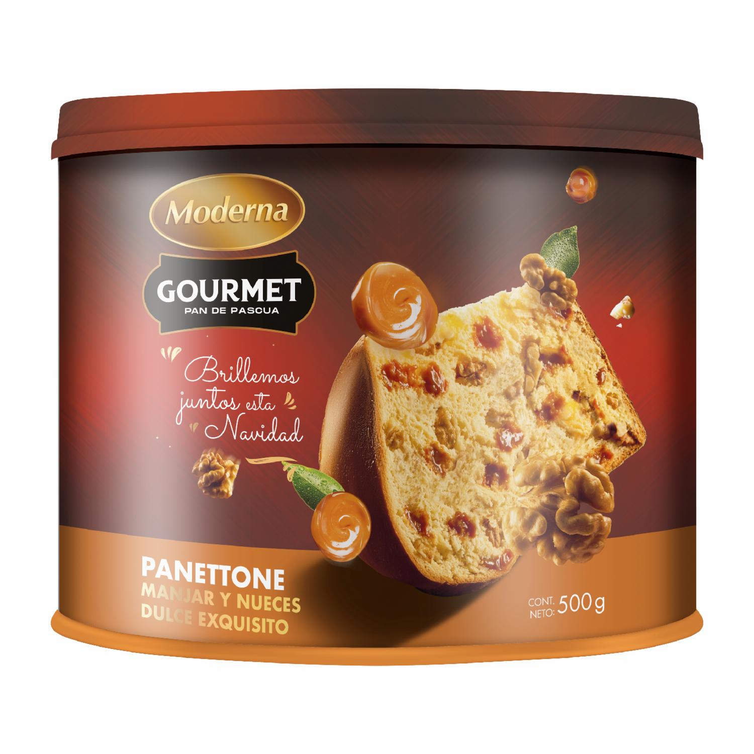Panettone Manjar Y Nueces En Lata MODERNA 500 G