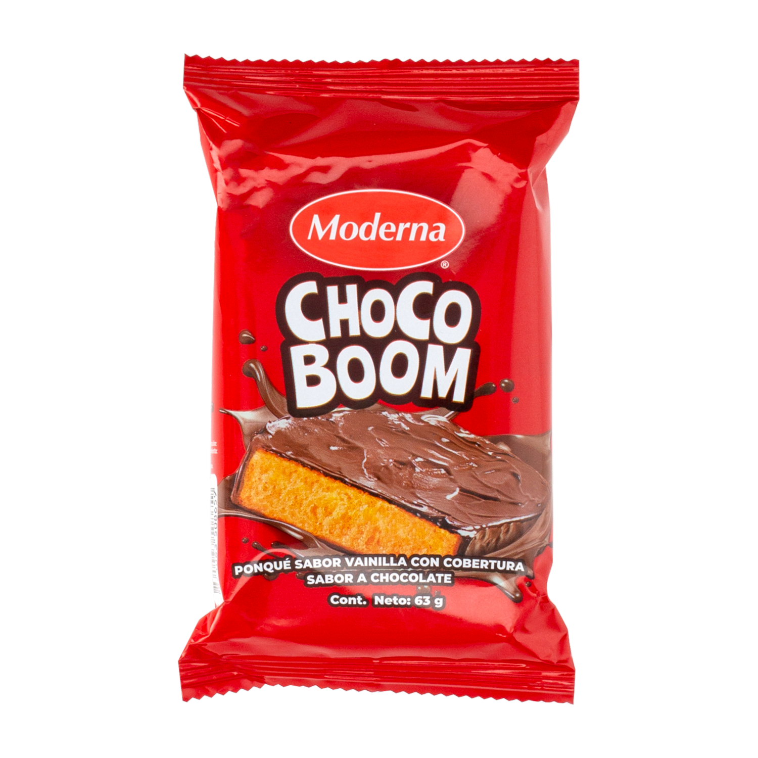 Choco Boom Vainilla Con Chocolate MODERNA 63 G