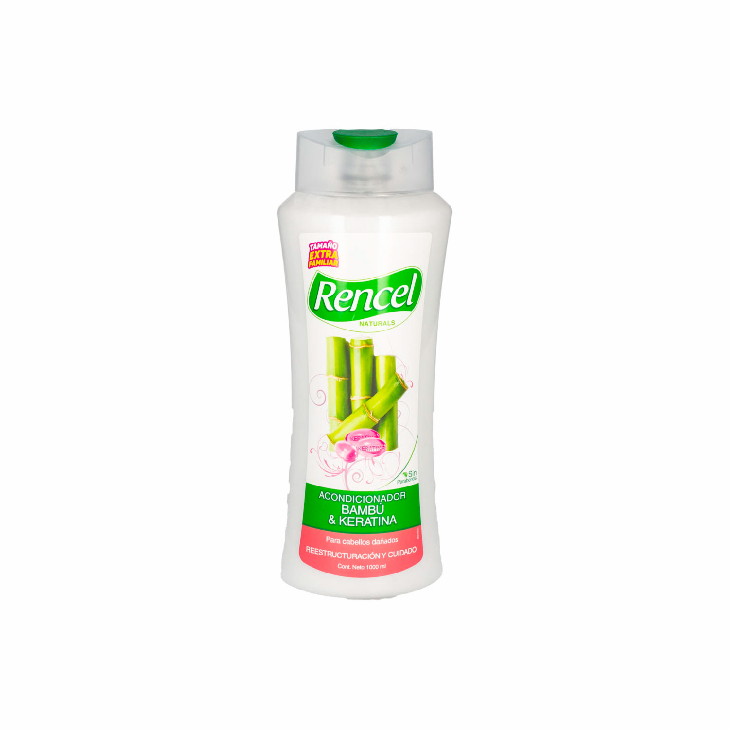 Acondicionador De Cabello Bambú Keratina RENCEL 1000 Ml