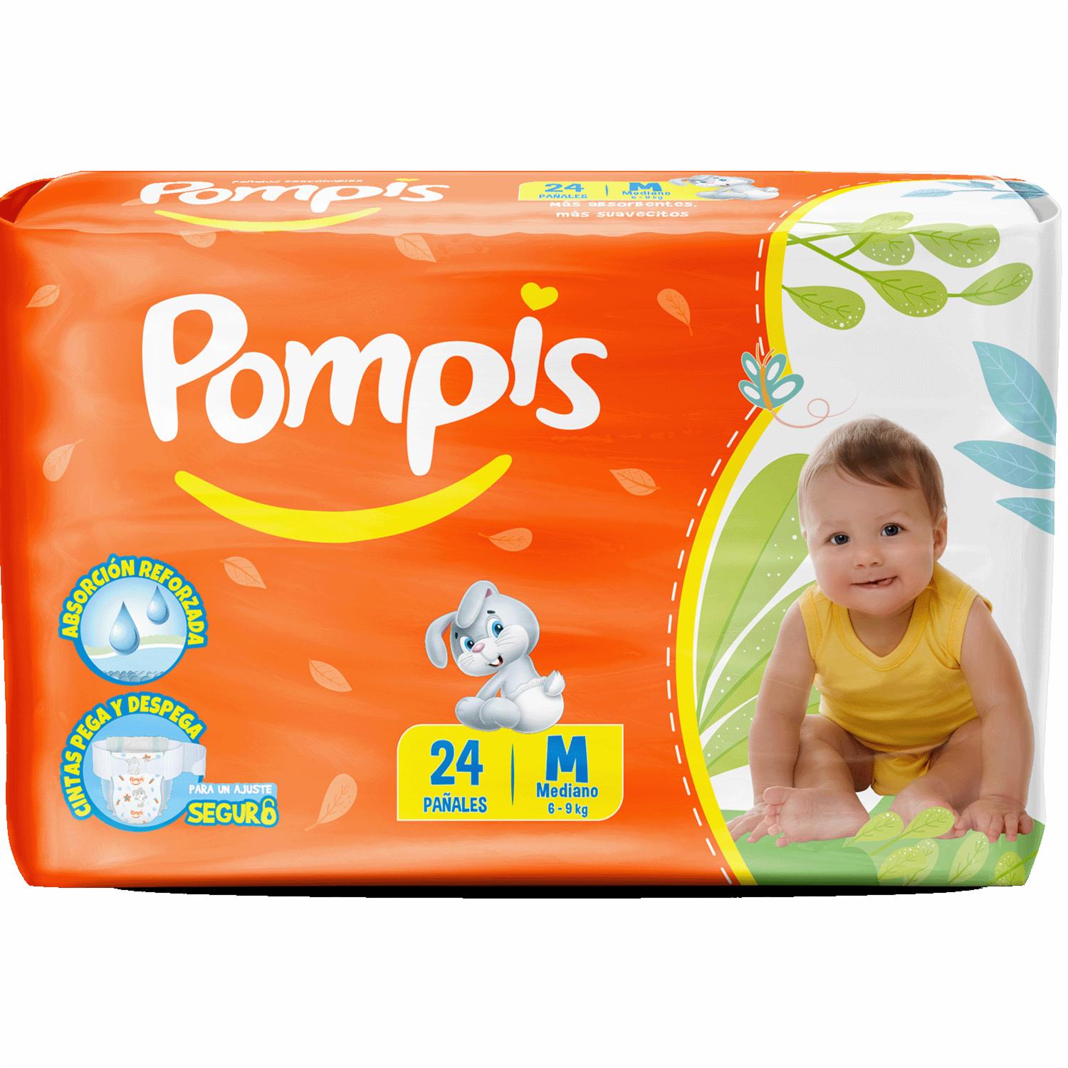 Pañal Talla M POMPIS X 24 Uds