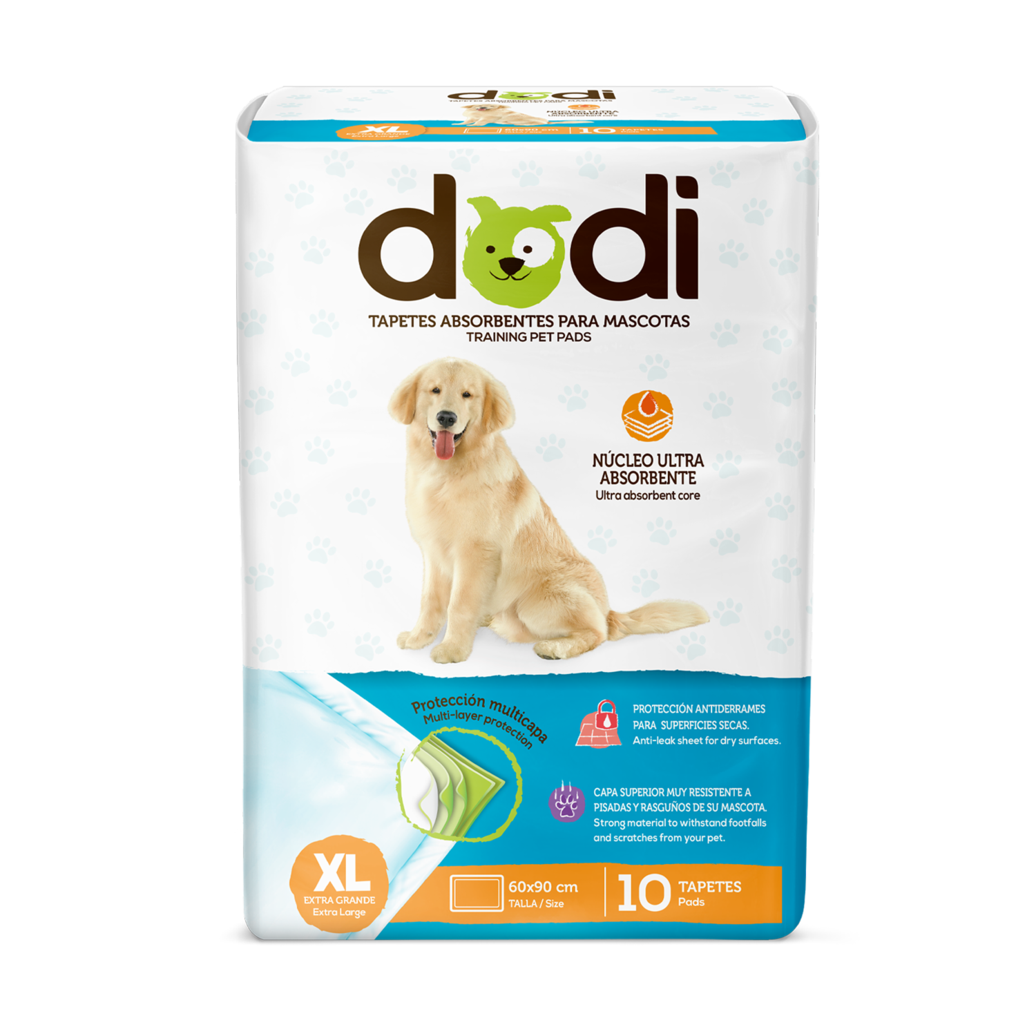 Tapete De Entrenamiento Para Mascotas Tamaño Extra Grande DODI 1 X 10 Uds