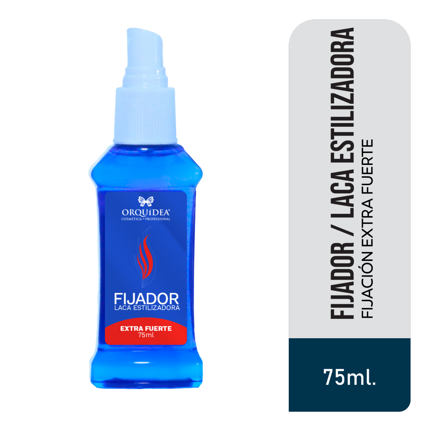Fijador De Cabello Laca Estilizadora De Peinado Extra Fuerte ORQUÍDEA Spray 75 Ml