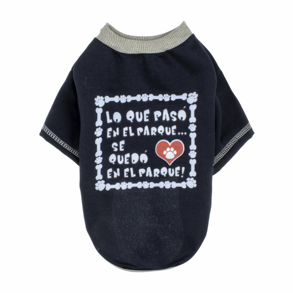 Ropa Para Perros Buzo Lo Que Paso En El Parque THE PET FACTORY Talla Grande