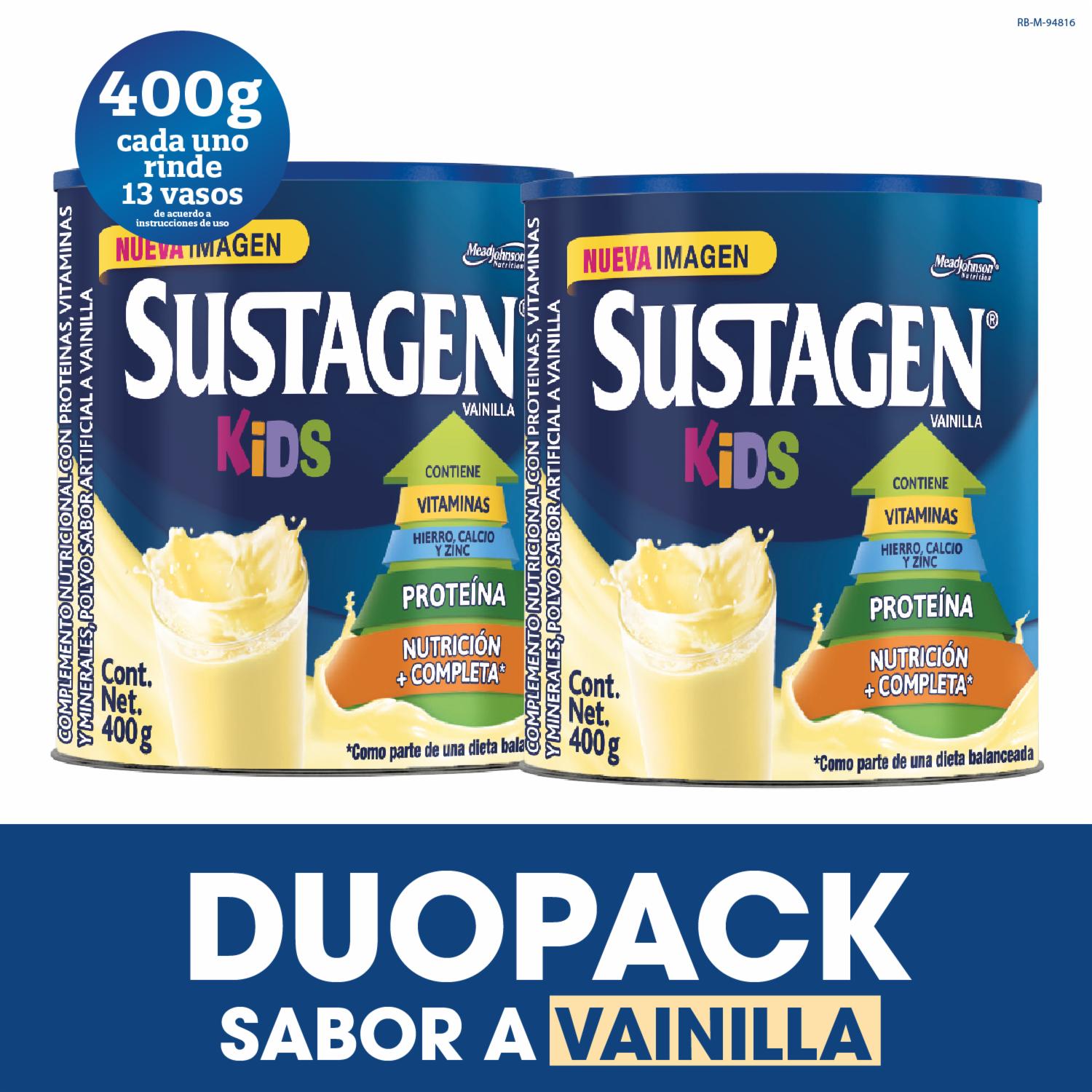 Leche Infantil Sabor A Vainilla Two Pack SUSTAGEN 2 X 400 G