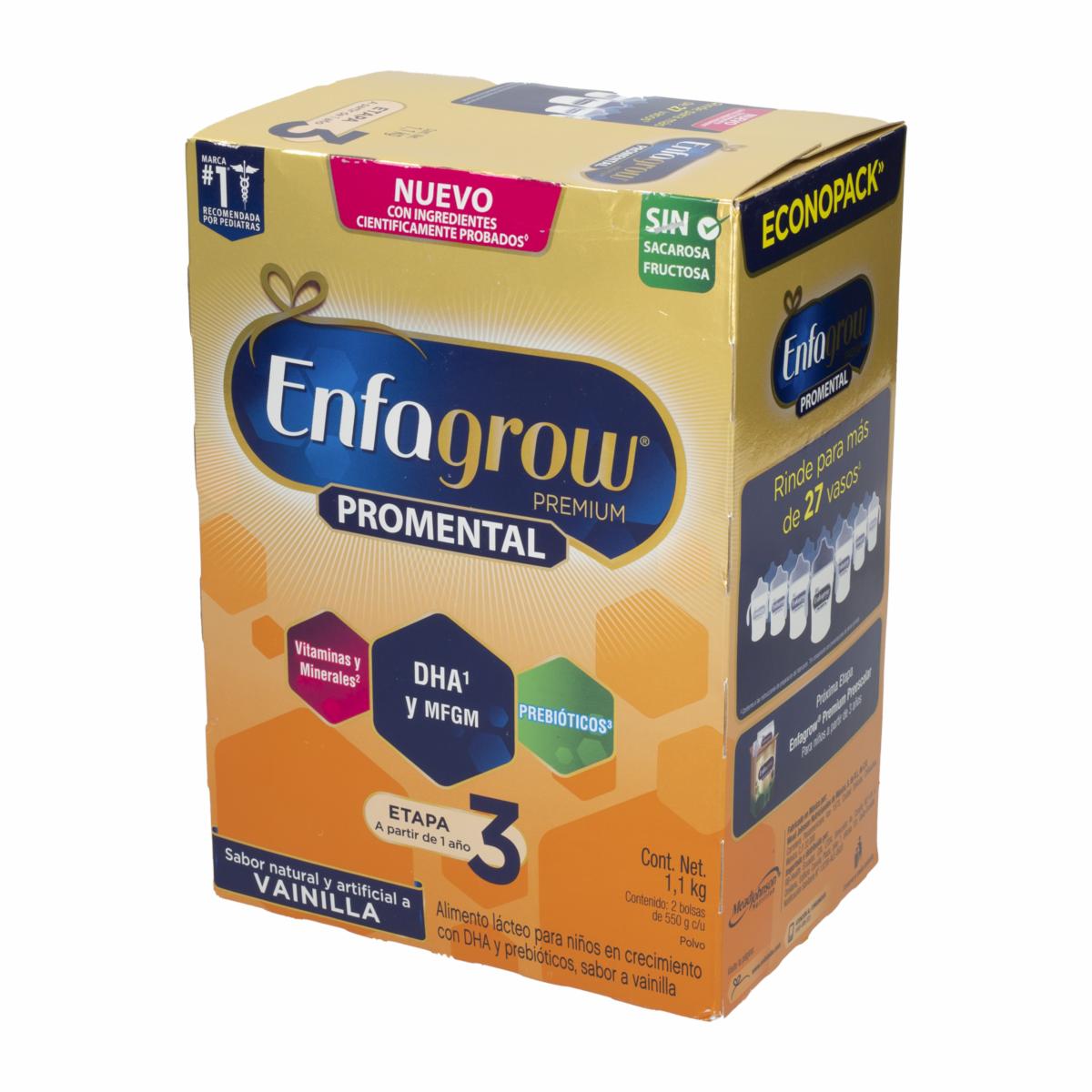 Leche Infantil Tercera Etapa Premium 3 Promental Vainilla ENFAGROW 1100 G