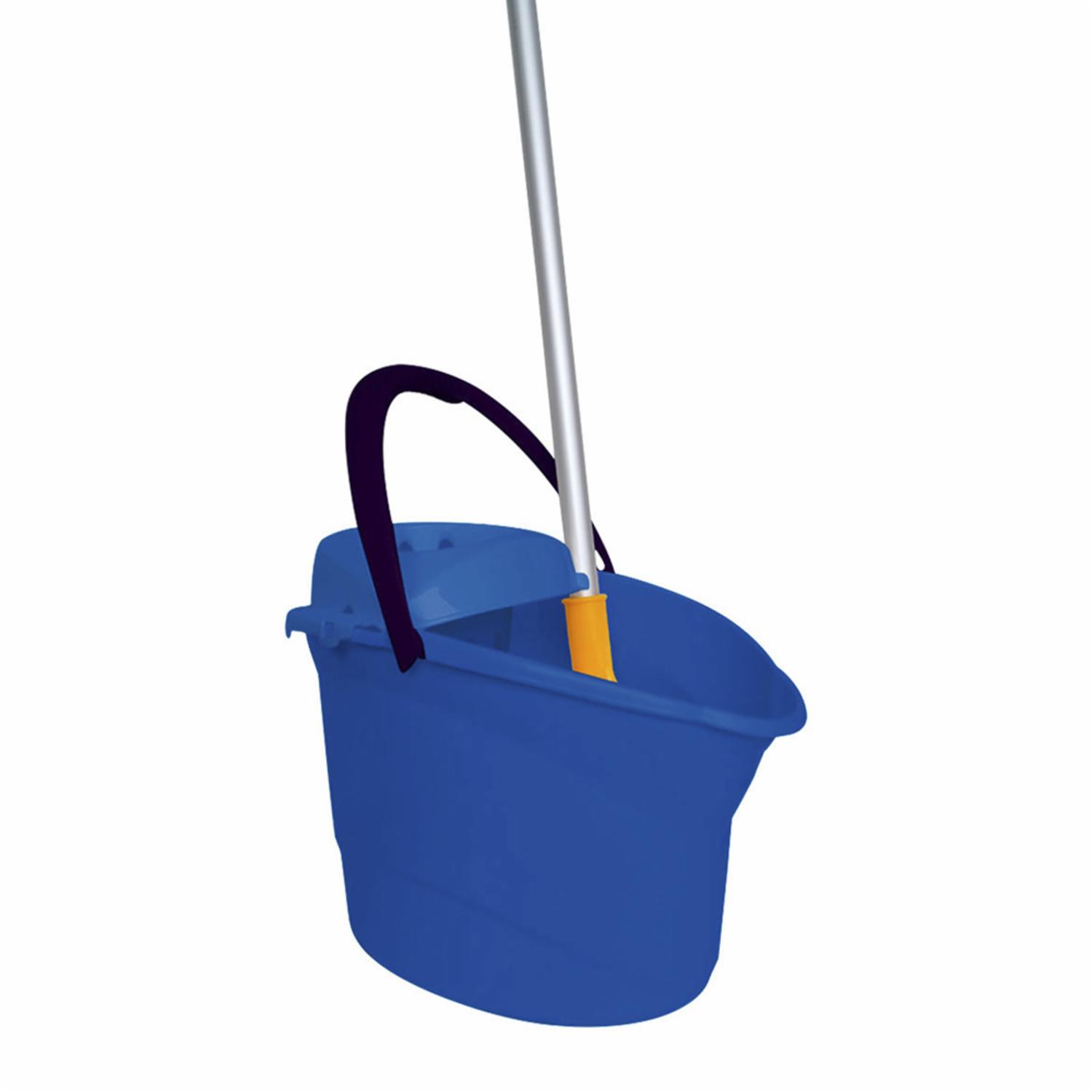 Balde Con Escurridor Azul CASA PICA 11 L