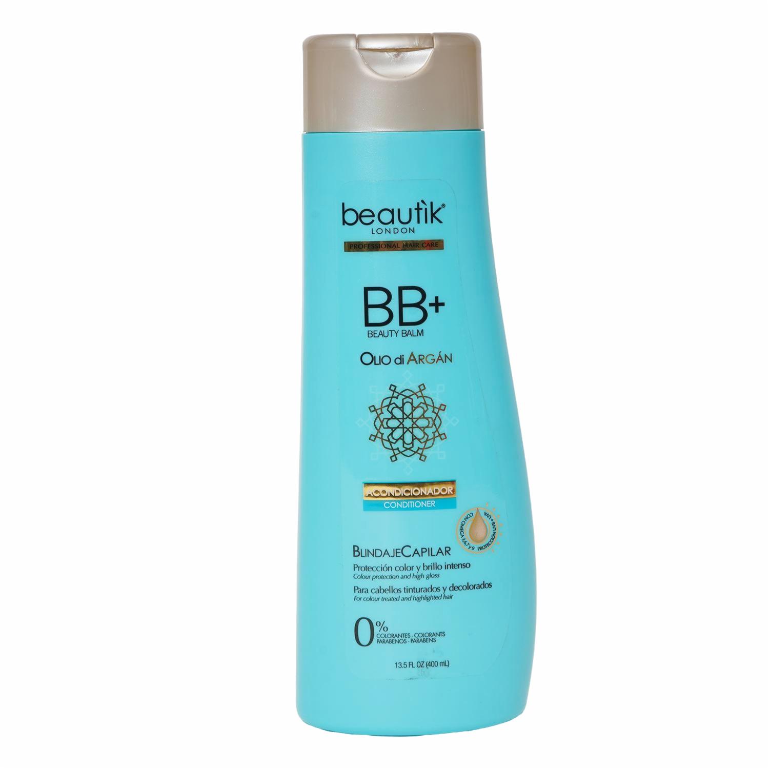Acondicionador De Cabello Olio Di Argán BEAUTÌK LONDON 400 Ml