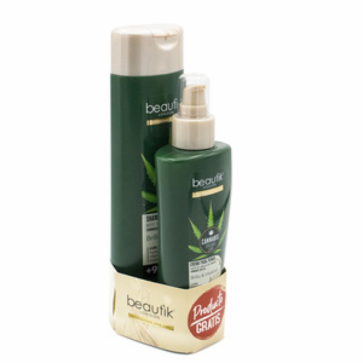 Shampoo Y Crema De Peinar Cannabis BEAUTÌK LONDON Pack X2 U