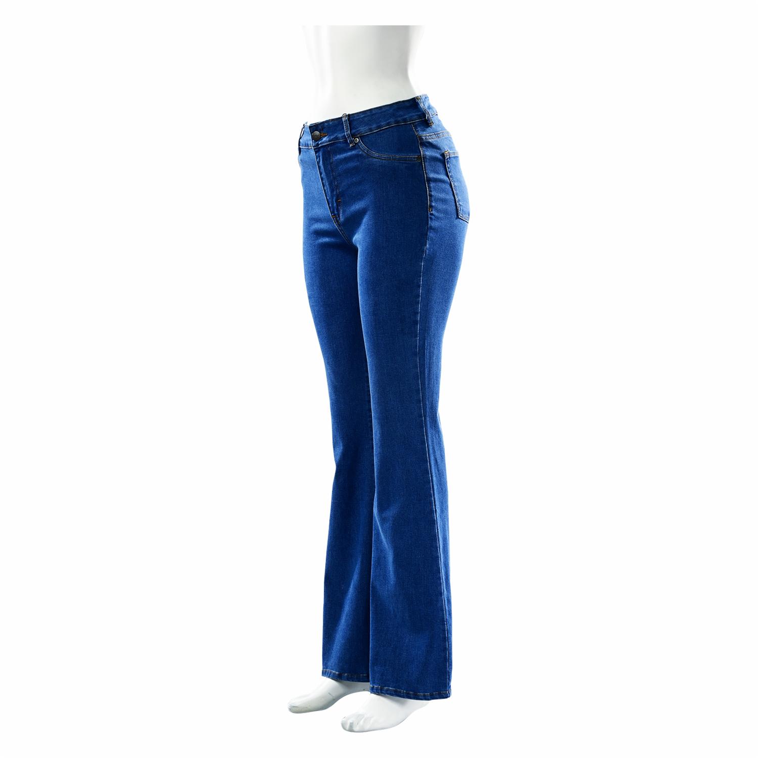 Jean Kick Boot Azul Medio MGX BASIC