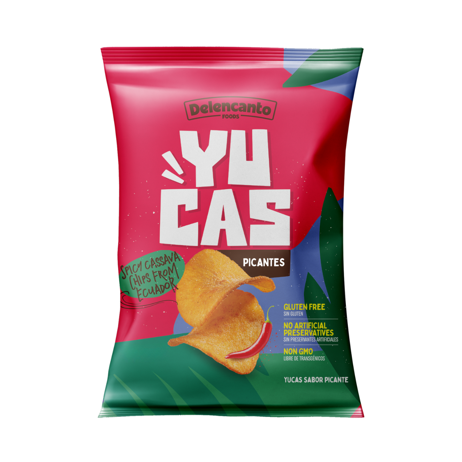 Chips De Yuca Frita Sabor Picante YUCAS 112 G