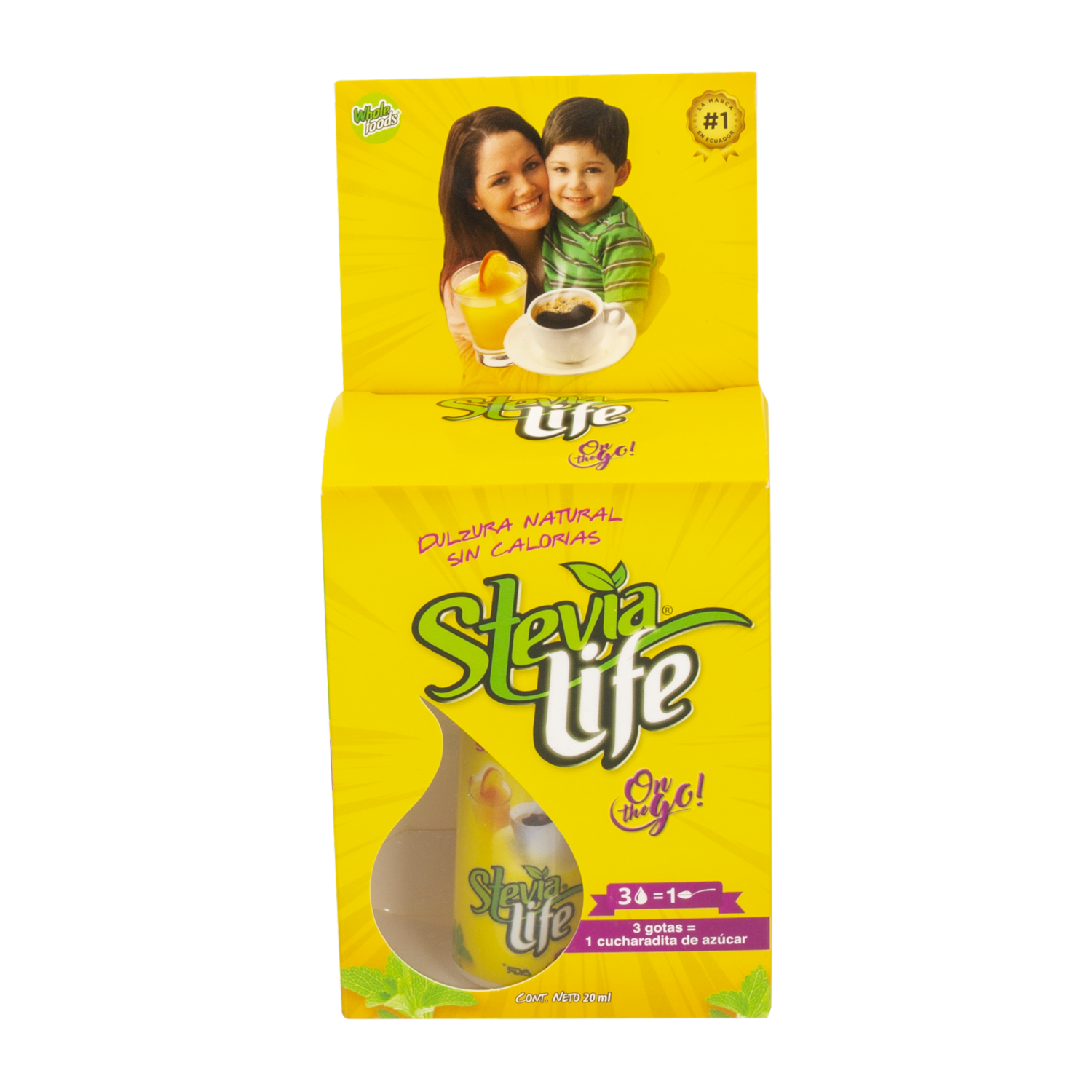 Endulzante En Gotas STEVIA LIFE 20 Ml