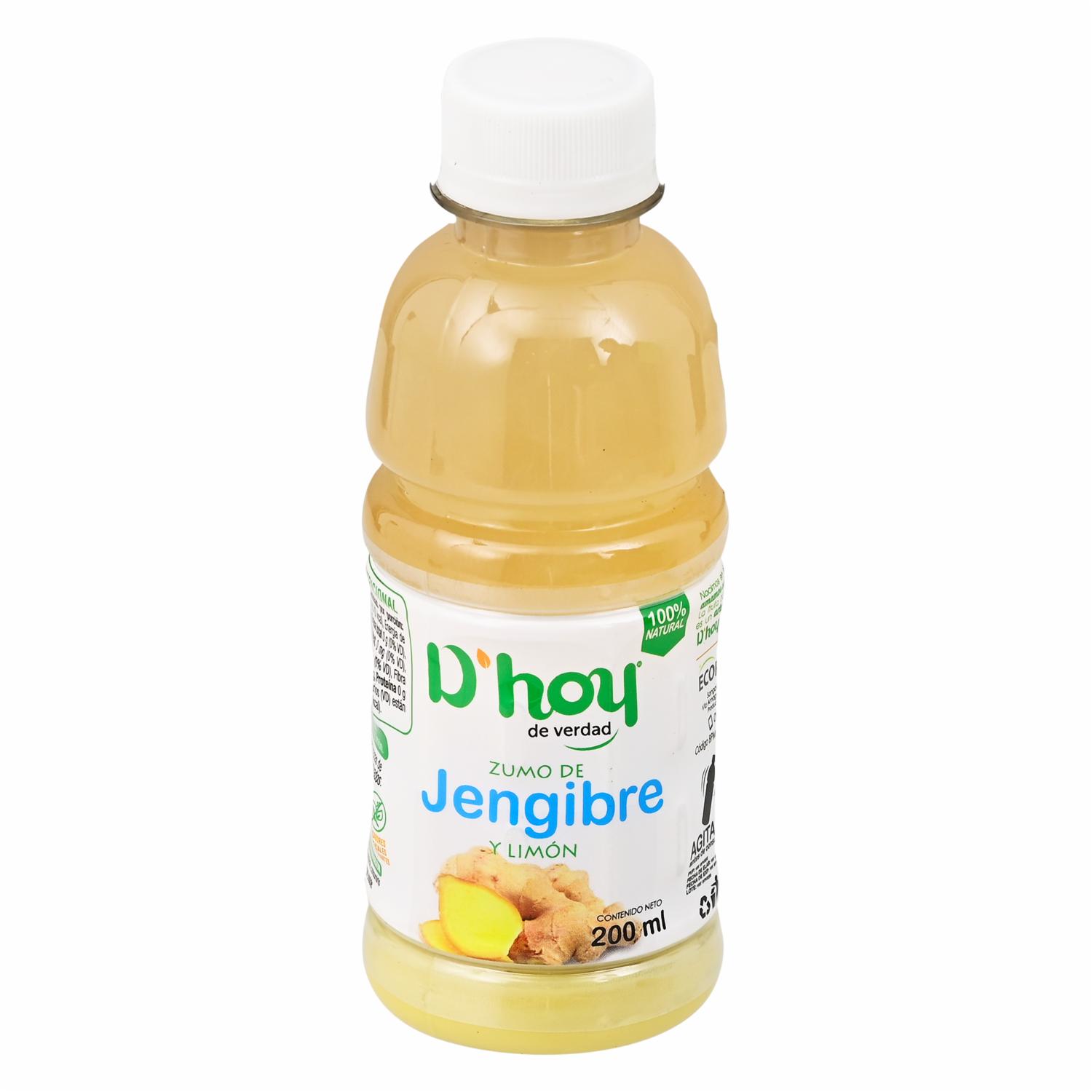 Zumo Limón Y Jengibre D`HOY 200 ml