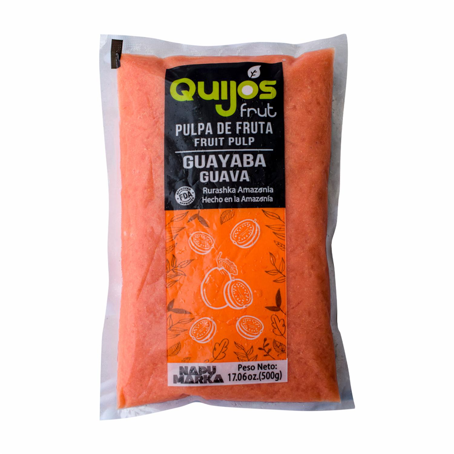 Pulpa De Fruta Congelada De Guayaba QUIJOS FRUT 500 G