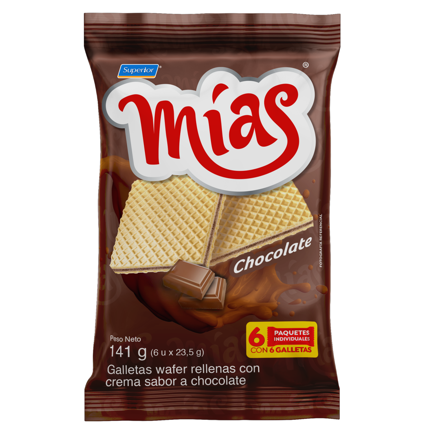 Galleta De Dulce Sabor A Chocolate MÍAS 141 G