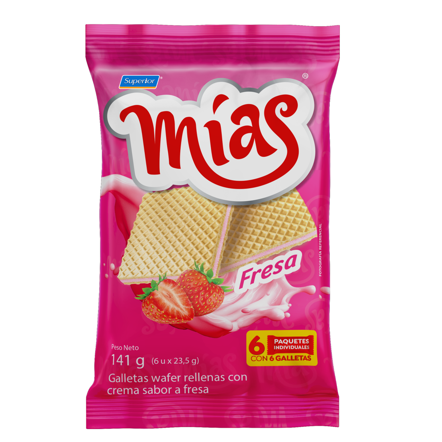 Galleta De Dulce Sabor A Fresa MÍAS 141 G
