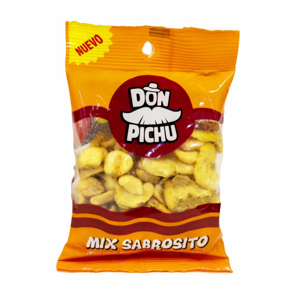 Mix Sabrosito Maní Habas Maíz-mote DON PICHU 80 G